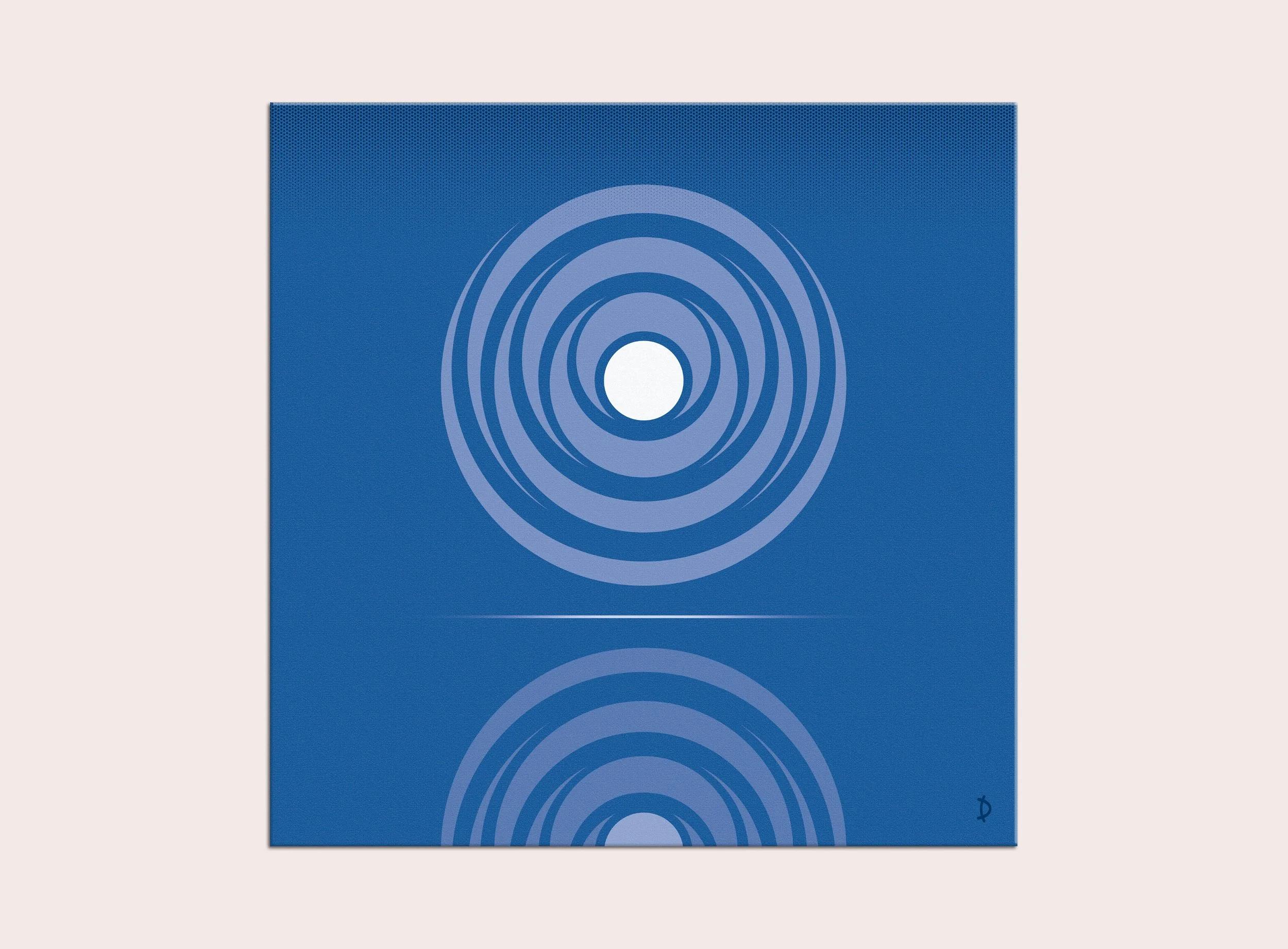 TD126 - REFLECTIVE MOON - BLUE