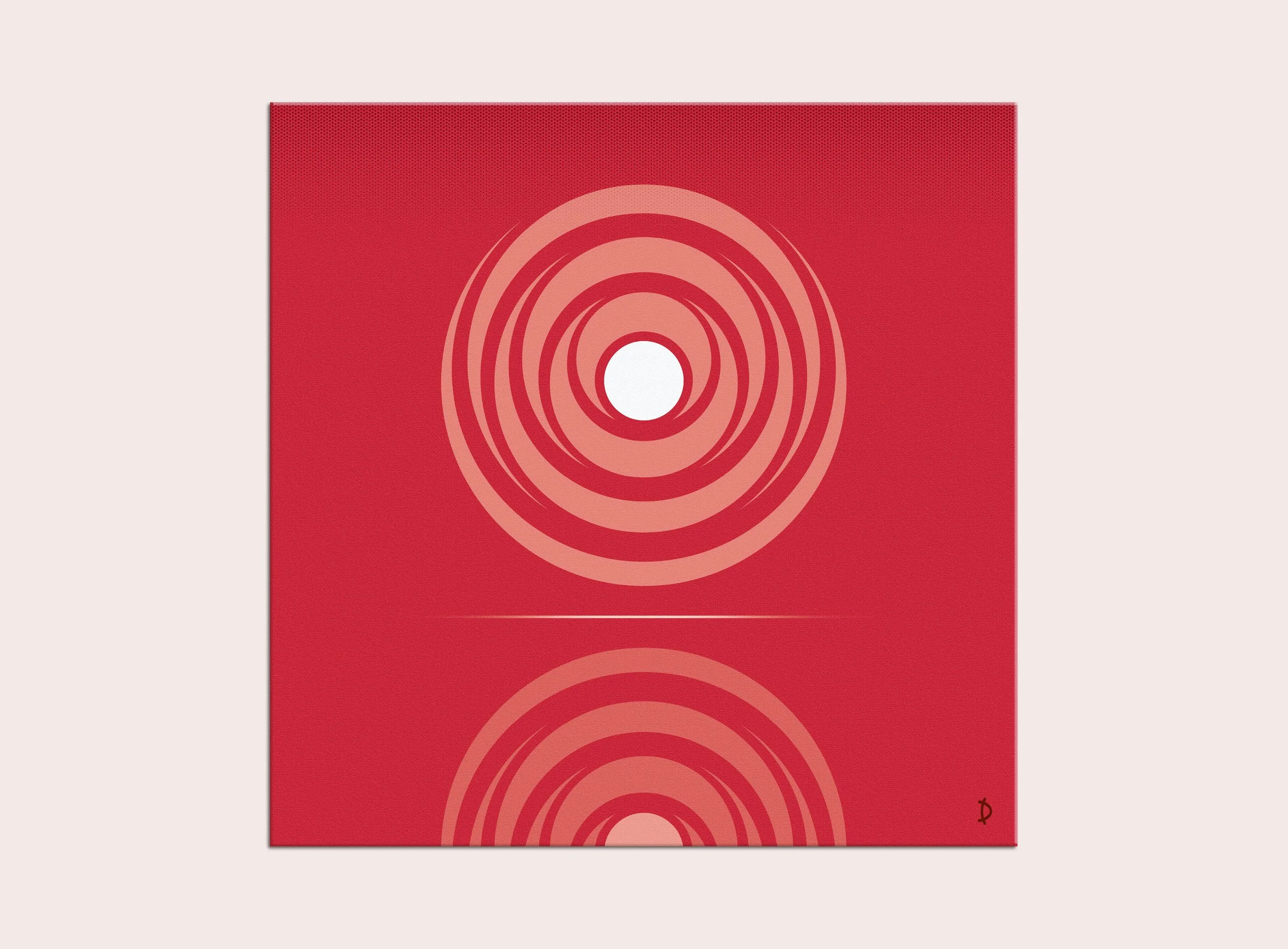 TD130 - REFLECTIVE MOON - RED