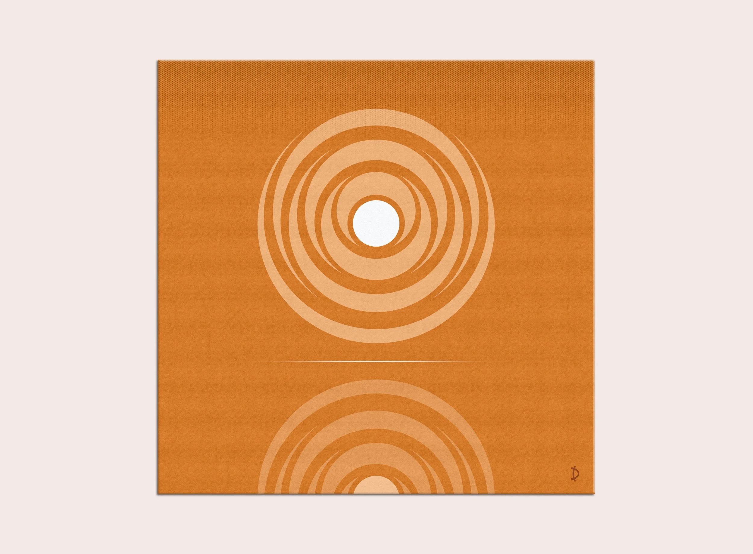 TD129 - REFLECTIVE MOON - ORANGE