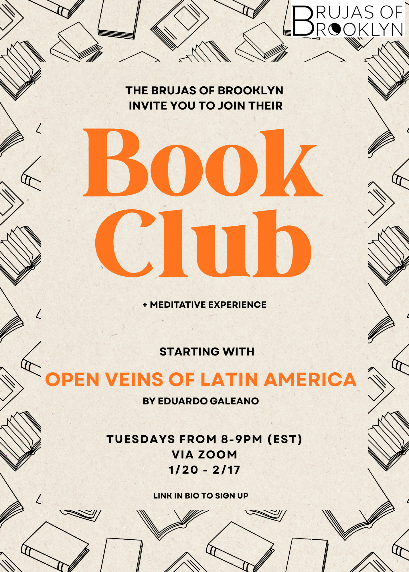 Brujas of Brooklyn Bookclub-(TUESDAY SESSIONS)