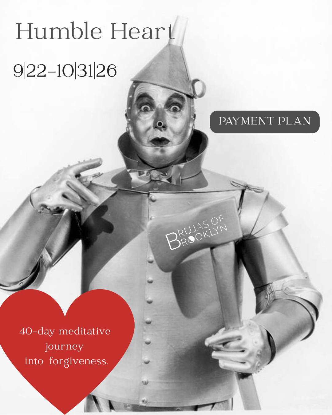 Humble Heart: PAYMENT PLAN