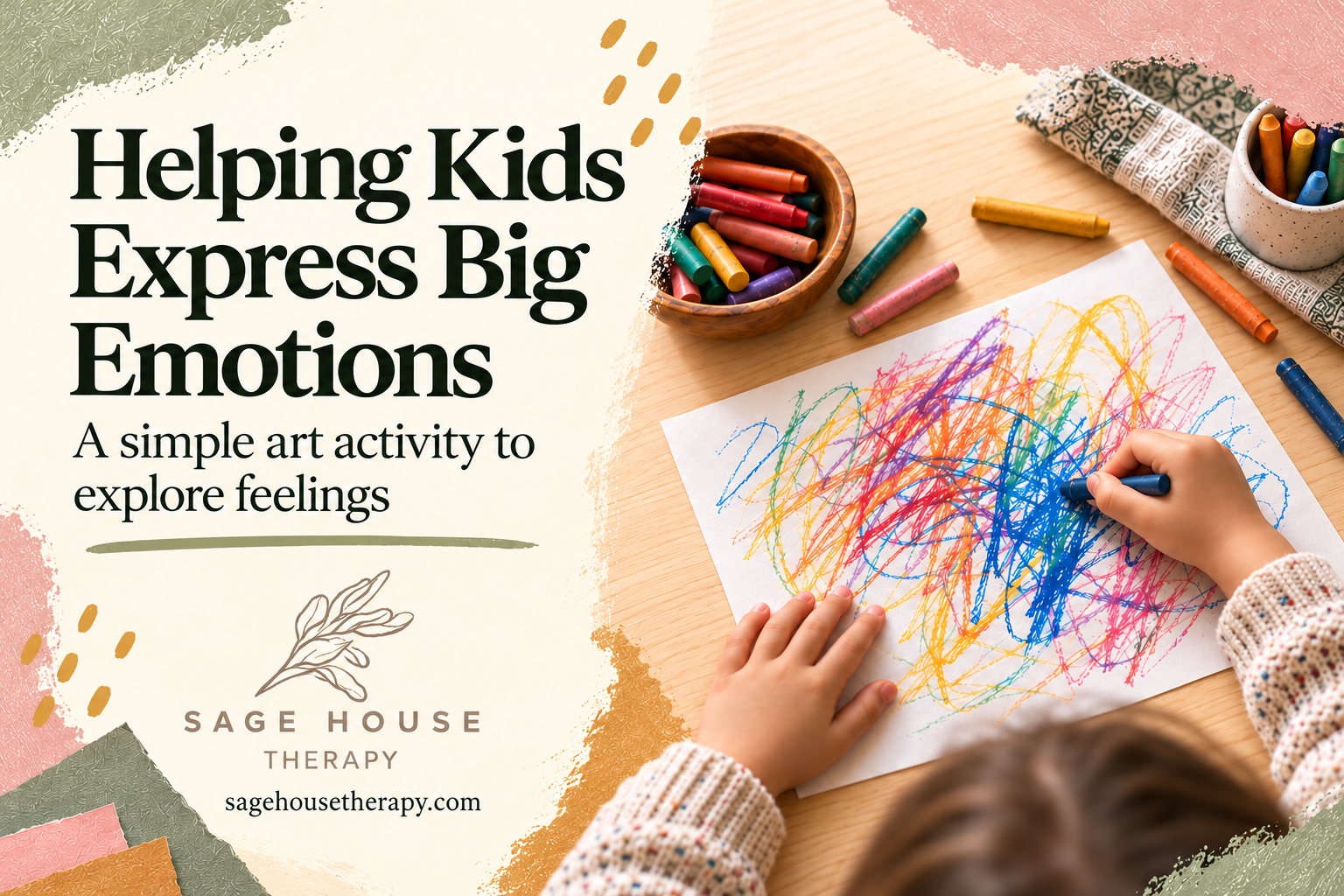 An Art Activity to Help Kids Express Big Emotions