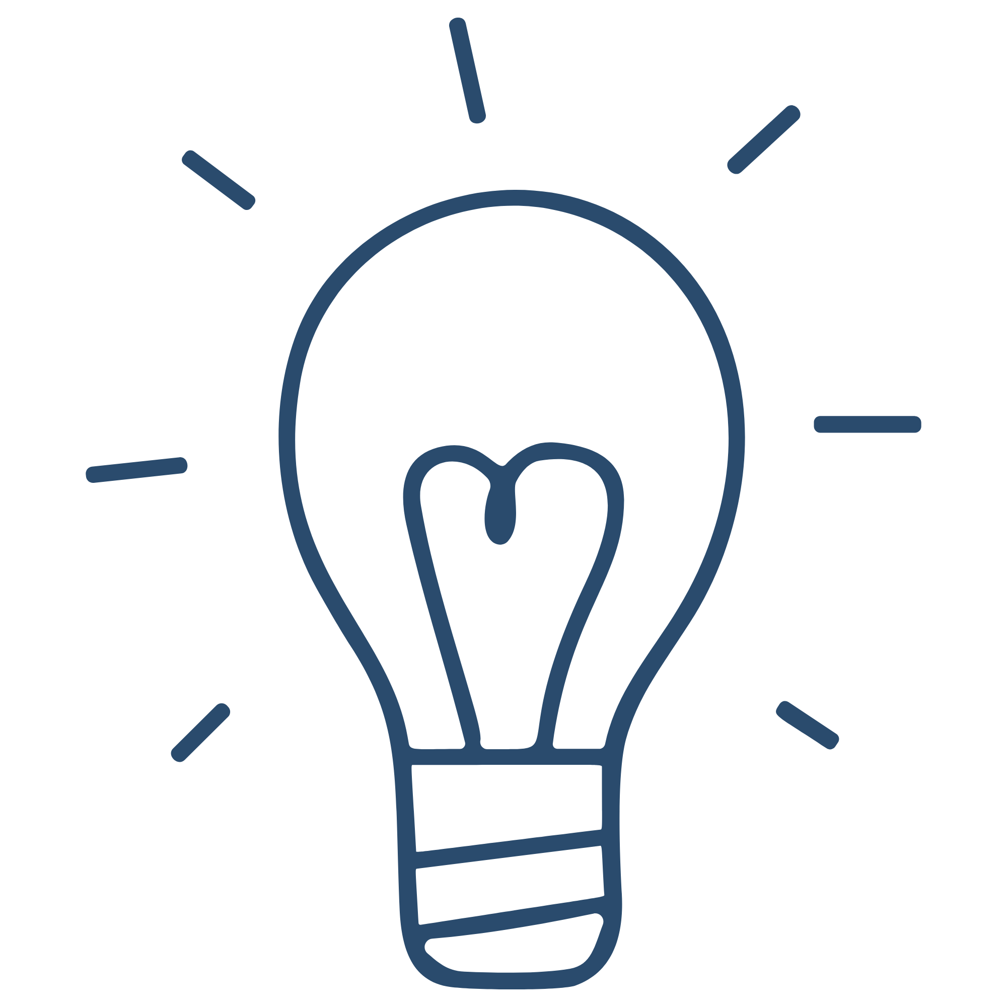 Geometric drawing of an outline square with sections divided by vertical, horizontal, and circle lines.