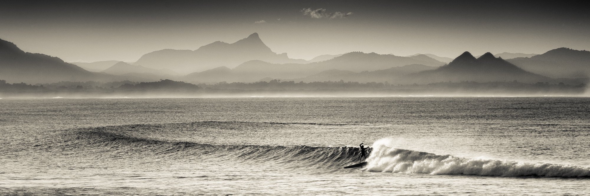 Pass Surfer B/W - John Derrey Photography