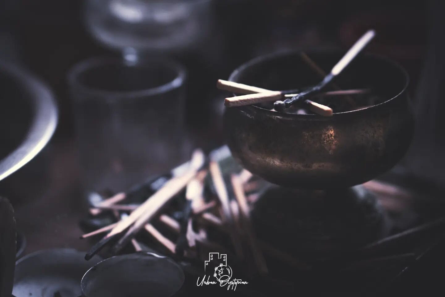 Remnants of matchsticks used to light candles, incense, and charcoal for rituals.

Photo is from my Witch's Temple photo series.

.

#photographer #photography #witchyaesthetic #witchesofinstagram #witchythings #witchcraft #magic #magickaltools #magi