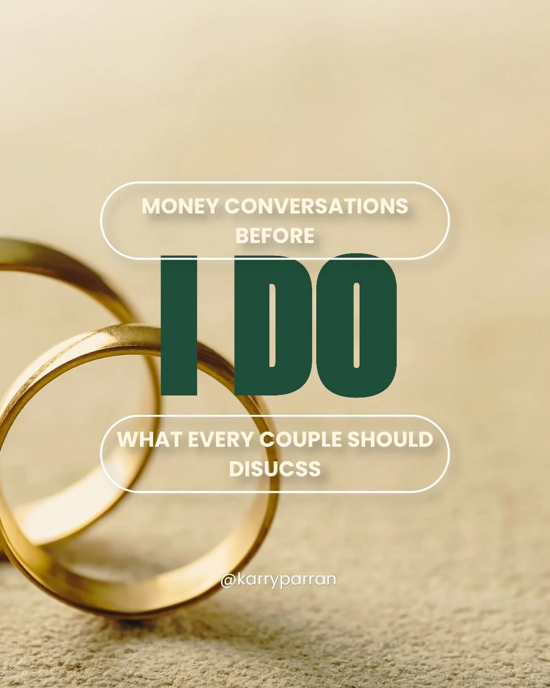 Let&rsquo;s chat in the comments! What are some conversations you&rsquo;ve had with your significant other about money before tying the knot? 

#moneytalk #financefriday