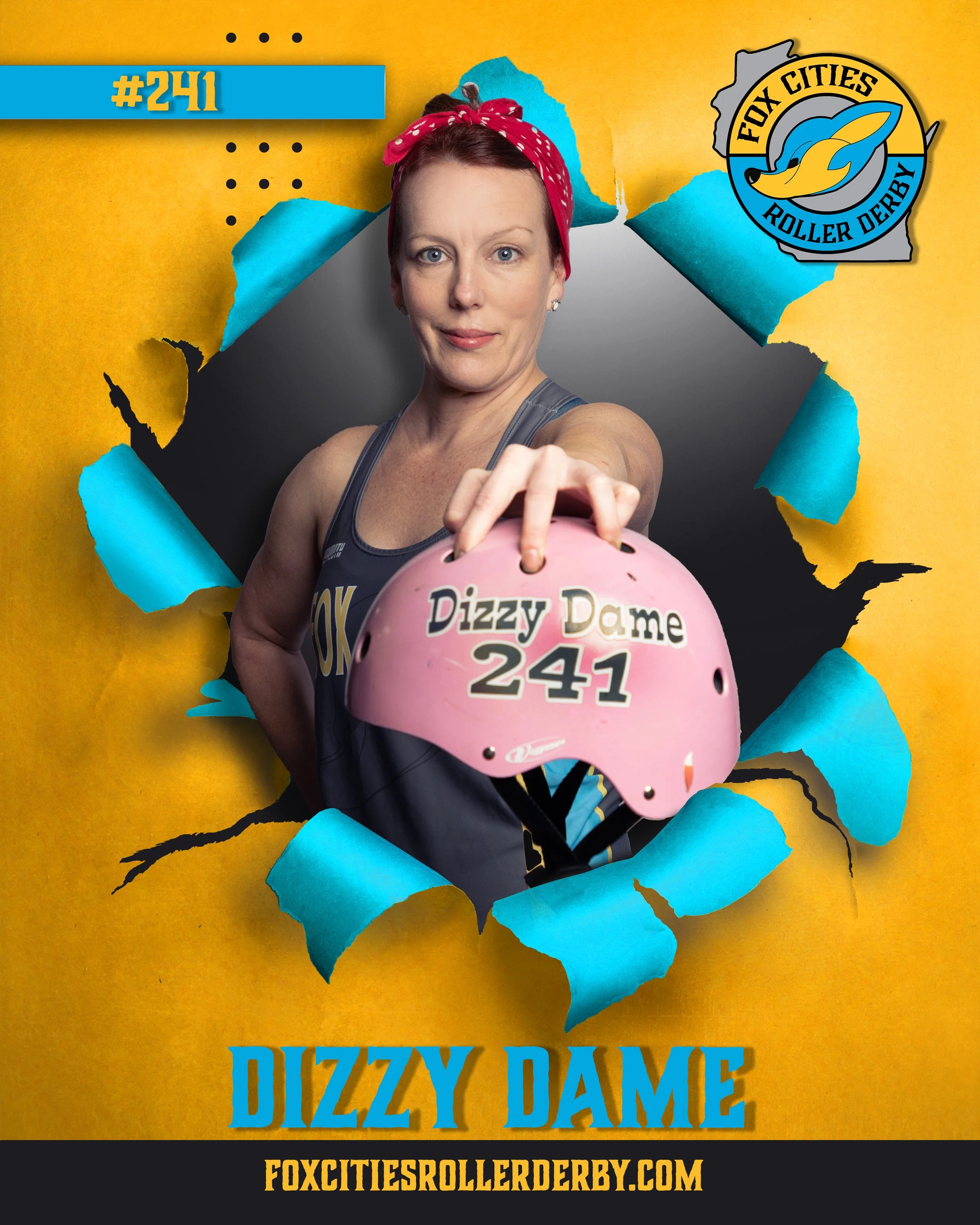 Dizzy Dame — Fox Cities Roller Derby