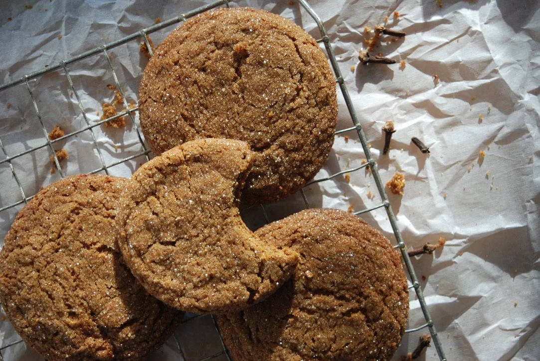 Chewy Ginger Molasses Cookies