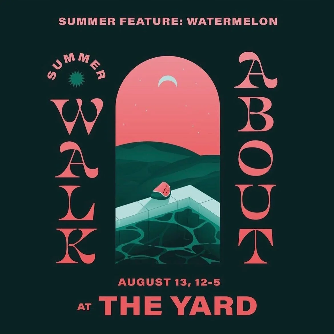🍉THIS SATURDAY 8/13🍉

Join us and our friends here at @theyardaustin for the summer walkabout. Enjoy cocktails, beer, wine, drinks, and food all featuring watermelon 🍉 

We will be open for our normal hours from 1pm - 10 pm.