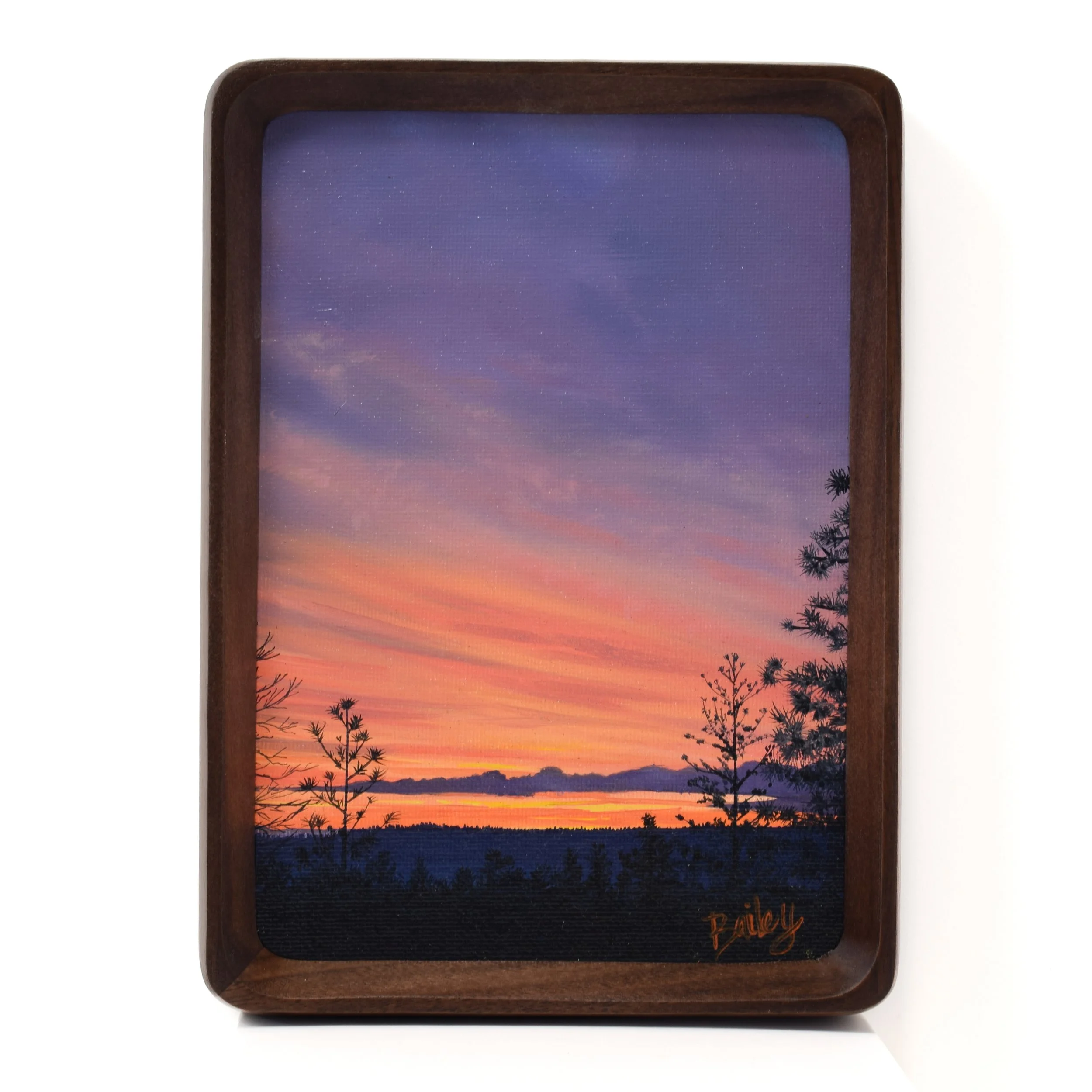 The Bluff II | 5"x7" Framed Oil on Canvas | $205