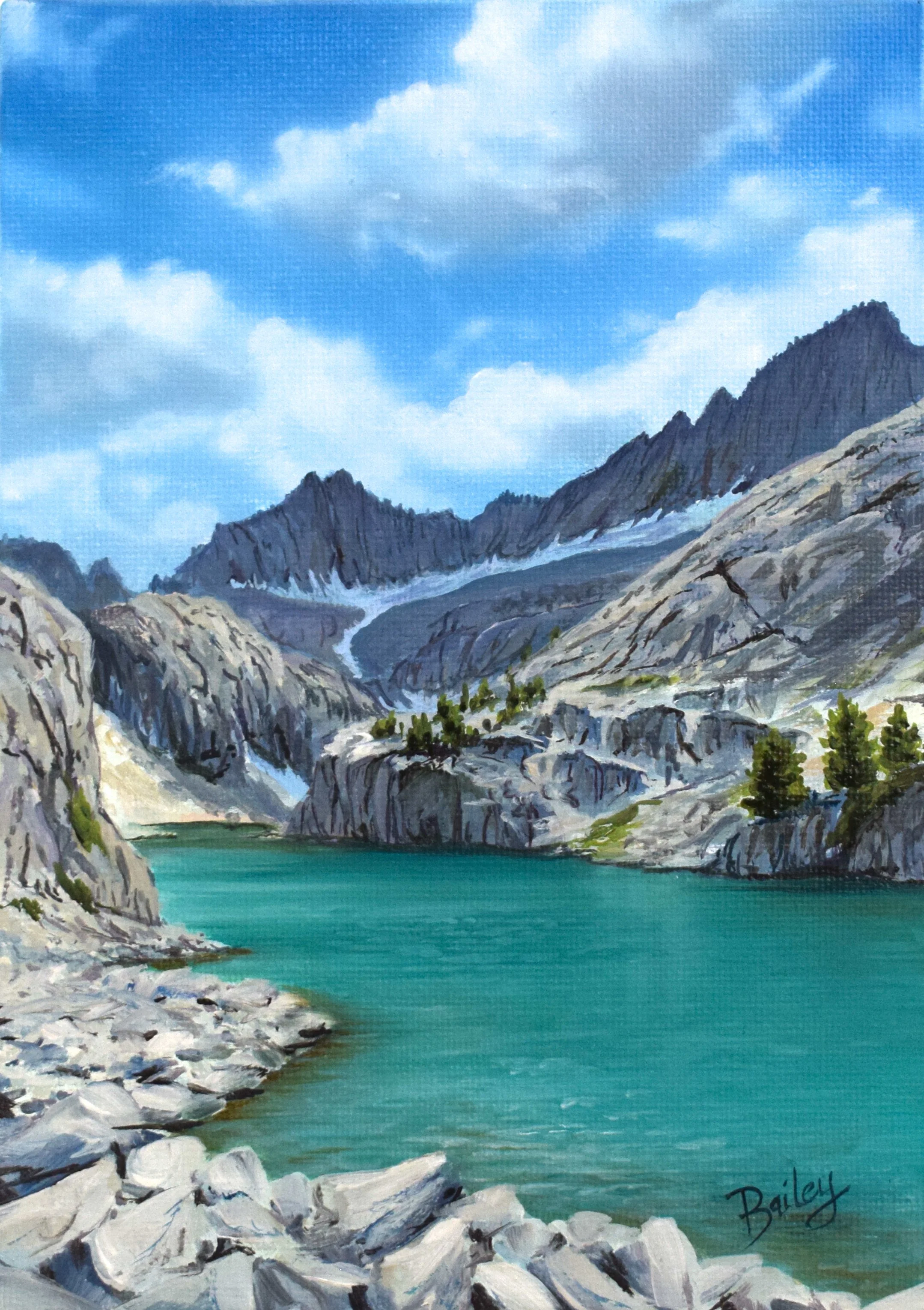 Sublime Sierra - 5"x7" Oil on Canvas Panel - AVAILABLE