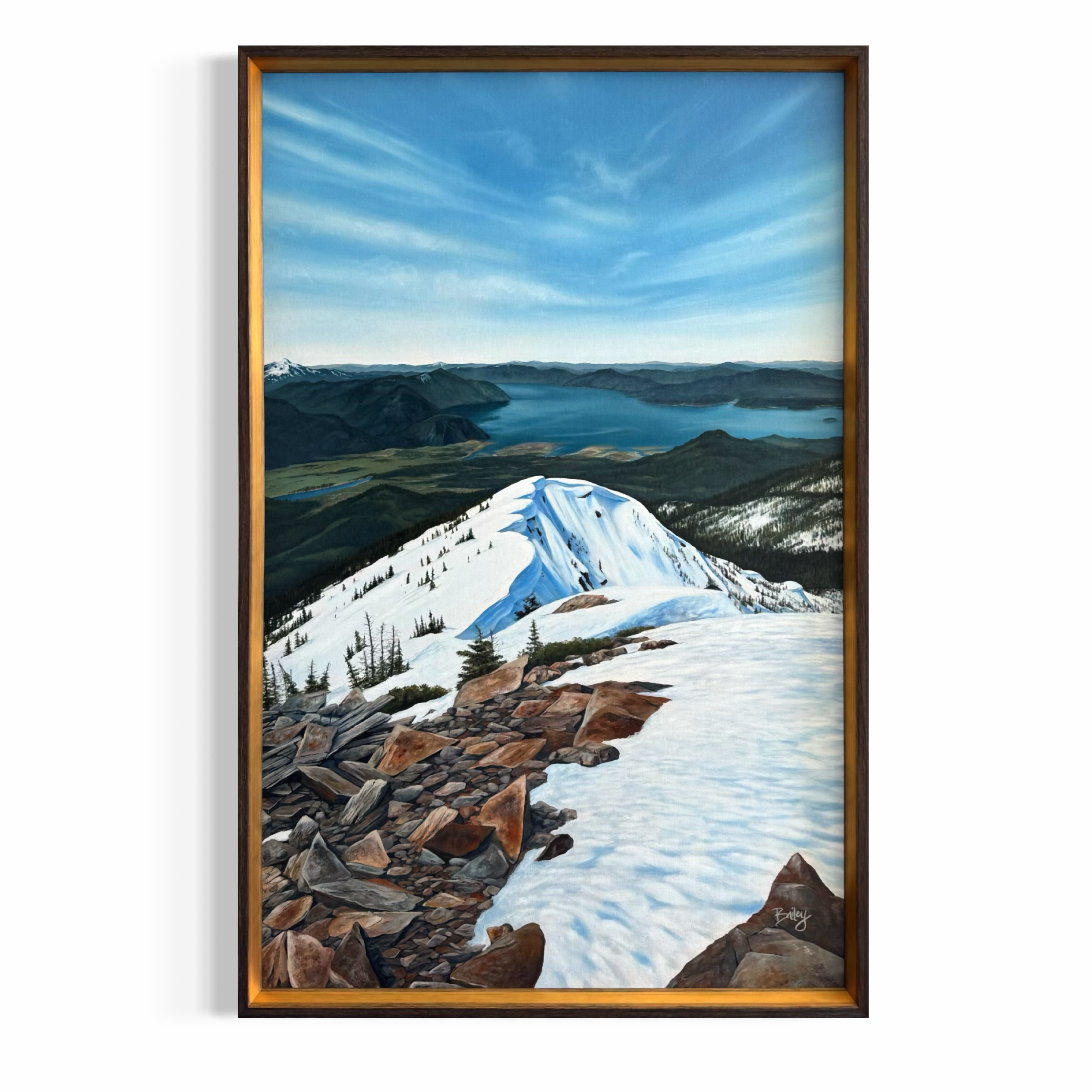 The Scotchman | Cabinet Mountains | 24”x36” Oil on Canvas | $3.850 | Available in Shop