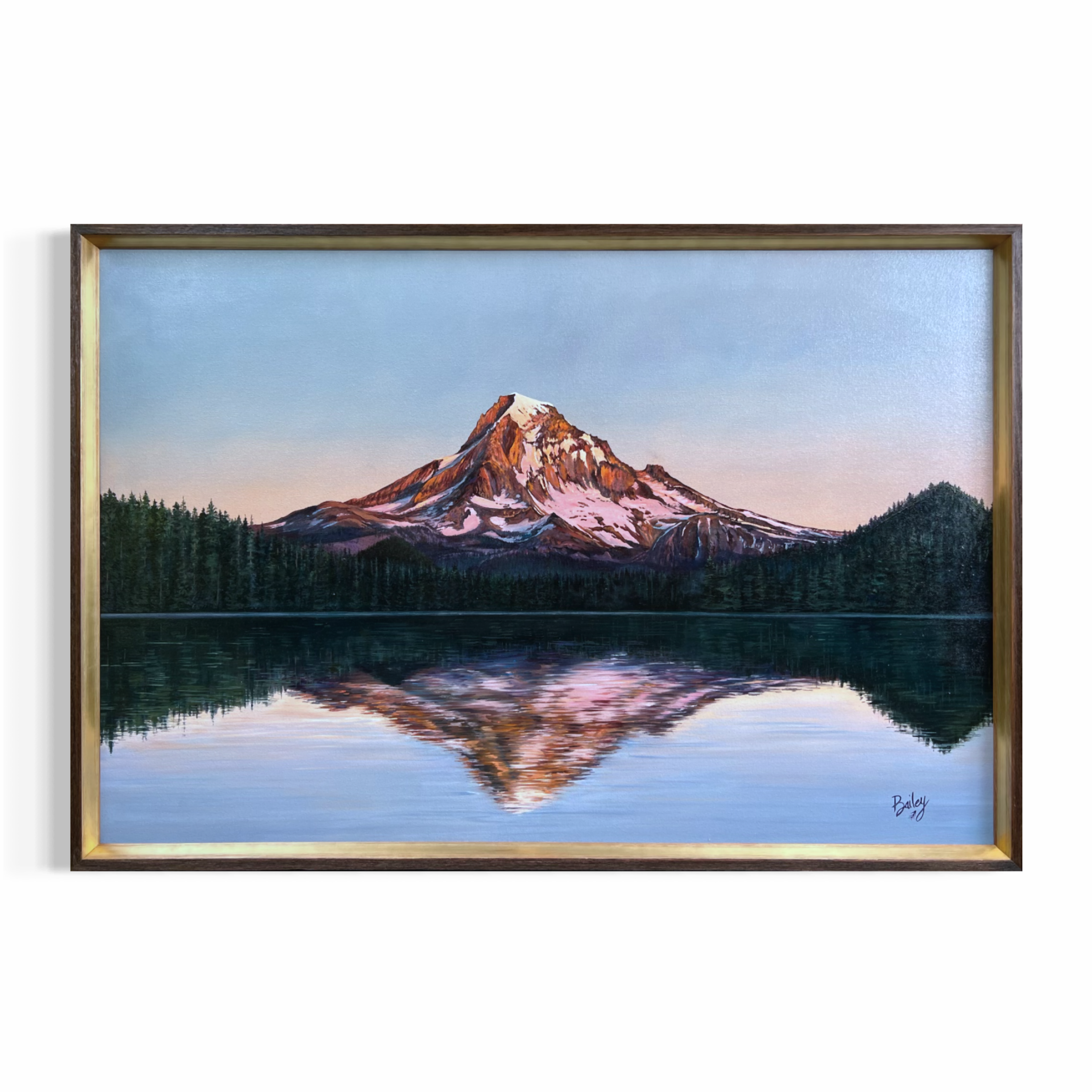 Last Light at Lost Lake | 24"x36" Framed Oil on Canvas | $3,850