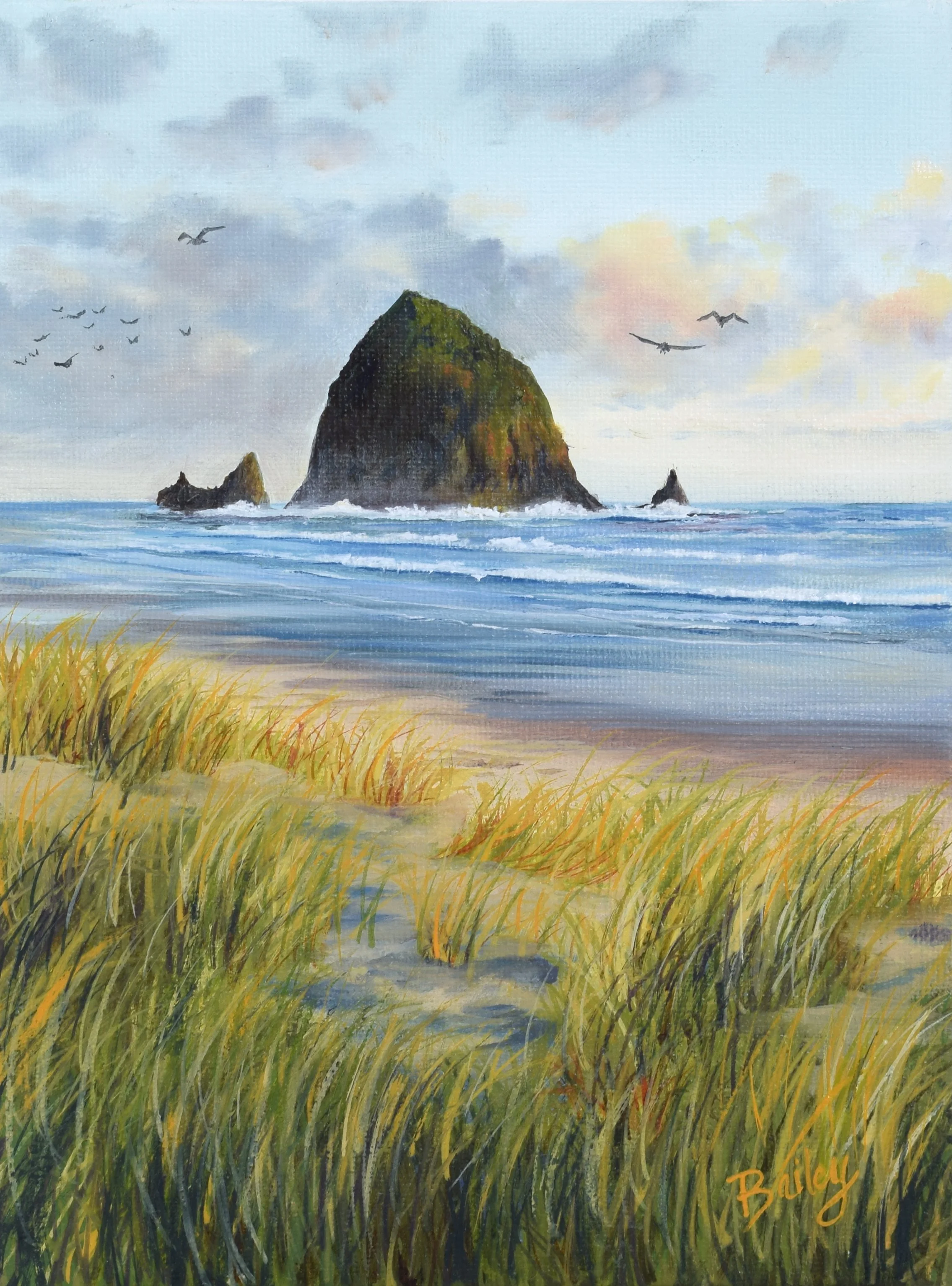 Chasing the Light - 6"x8" Oil on Canvas Panel -  AVAILABLE AT DRIFTWOOD COLLECTIVE