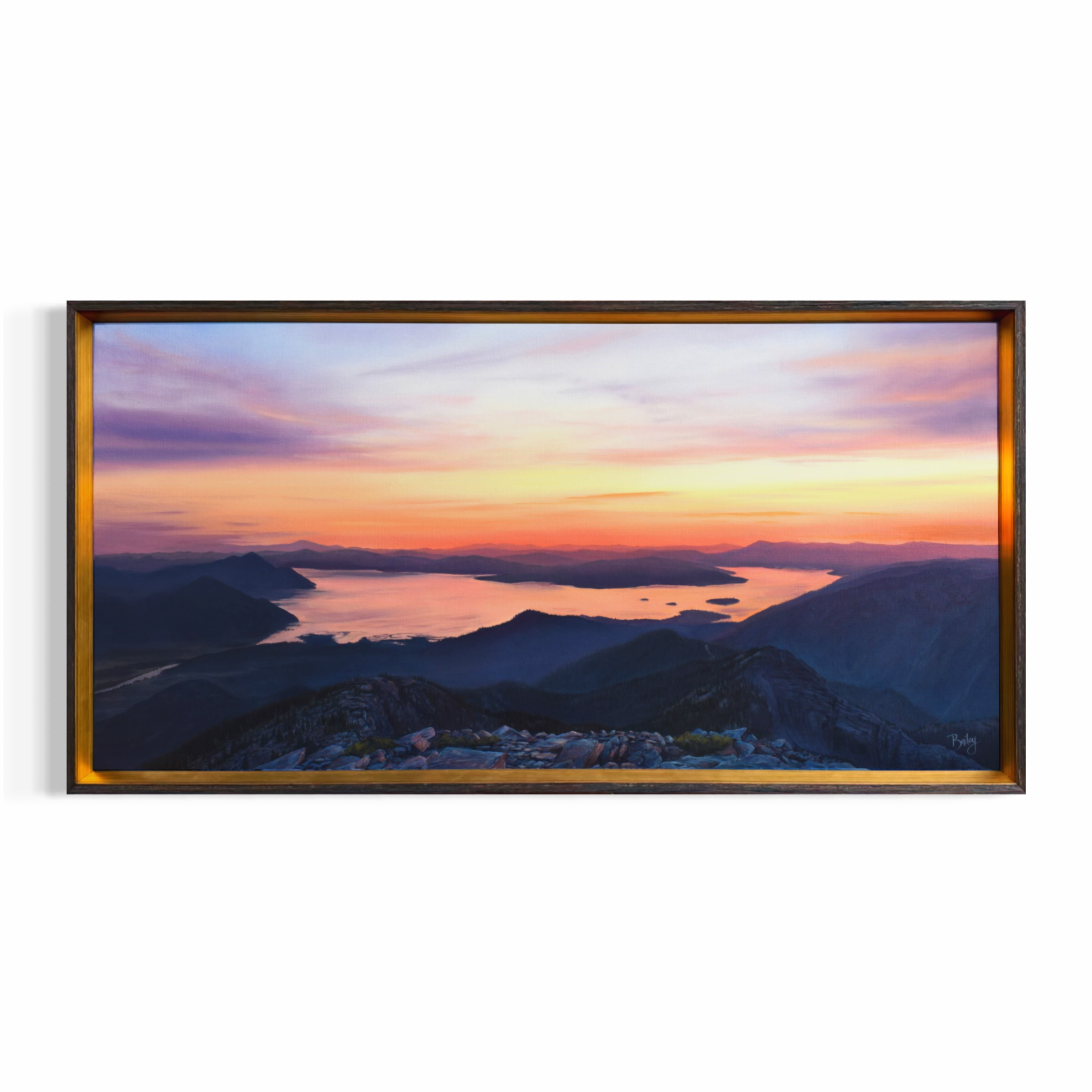 "Silent Symphony" | Cabinet Mountains | Ephemeral Light Collection | 18”x36” Original Oil on Canvas | $3,300 | Available in Shop