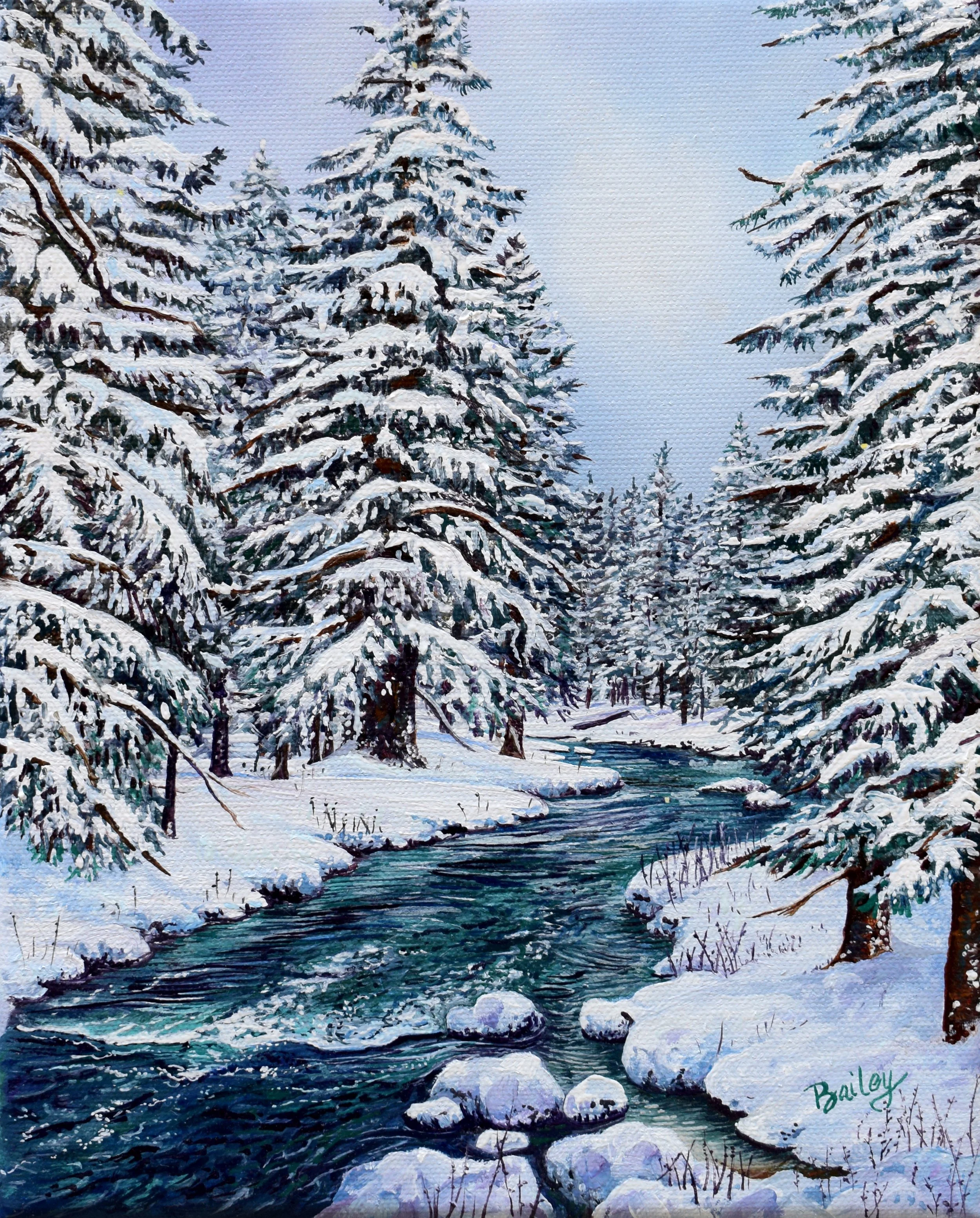 42.686401˚ N, 123.744649˚ W - Rogue River, Oregon - 8"x10" - SOLD