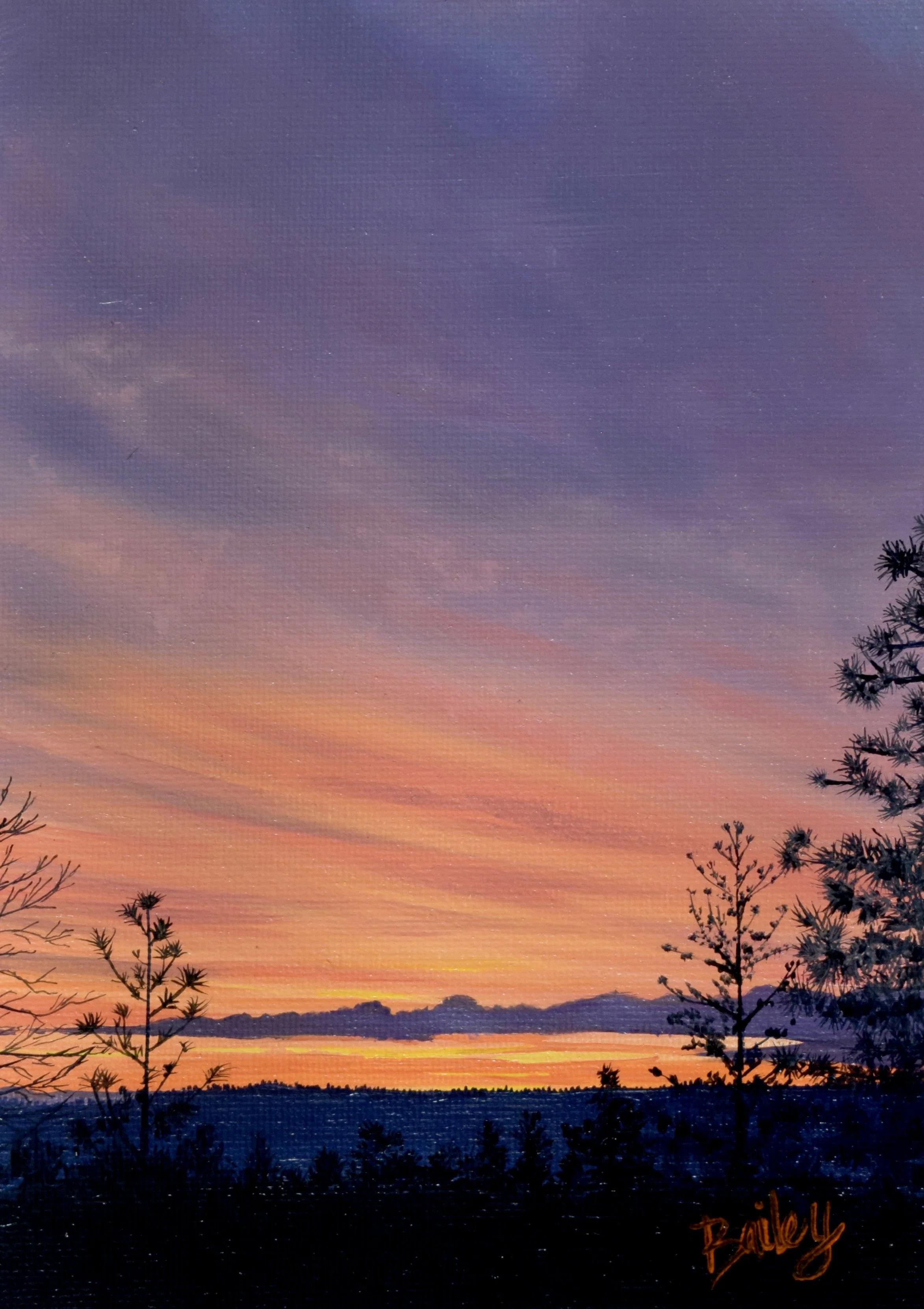 The Bluff II - 5"x7" Oil on canvas panel - AVAILABLE