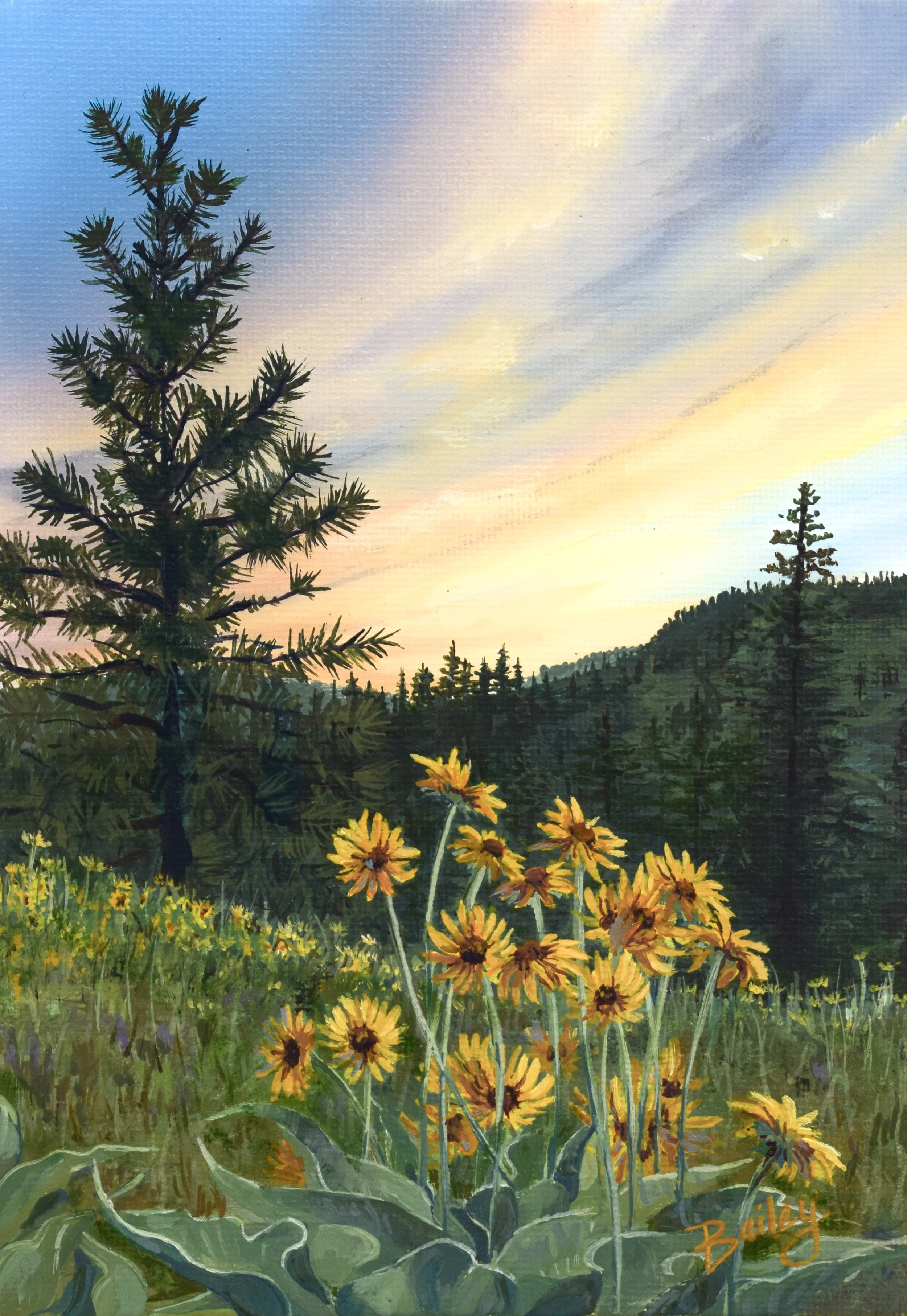 The Bluff X - 5"x7" Oil on Canvas Panel - AVAILABLE