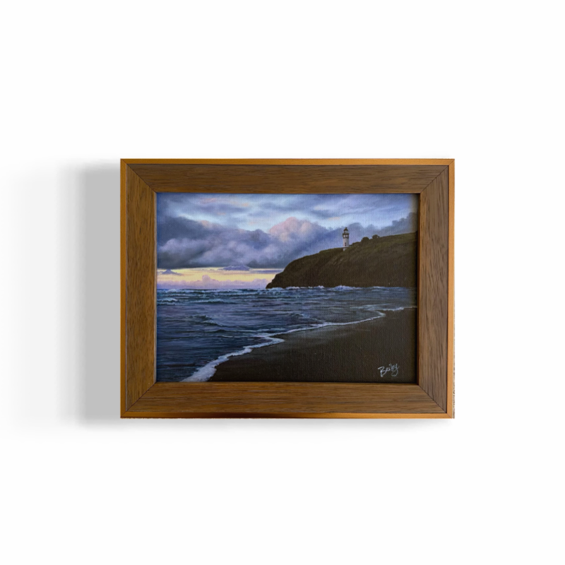 Cape Disappointment | 6"x8" Framed Oil on Canvas | $300