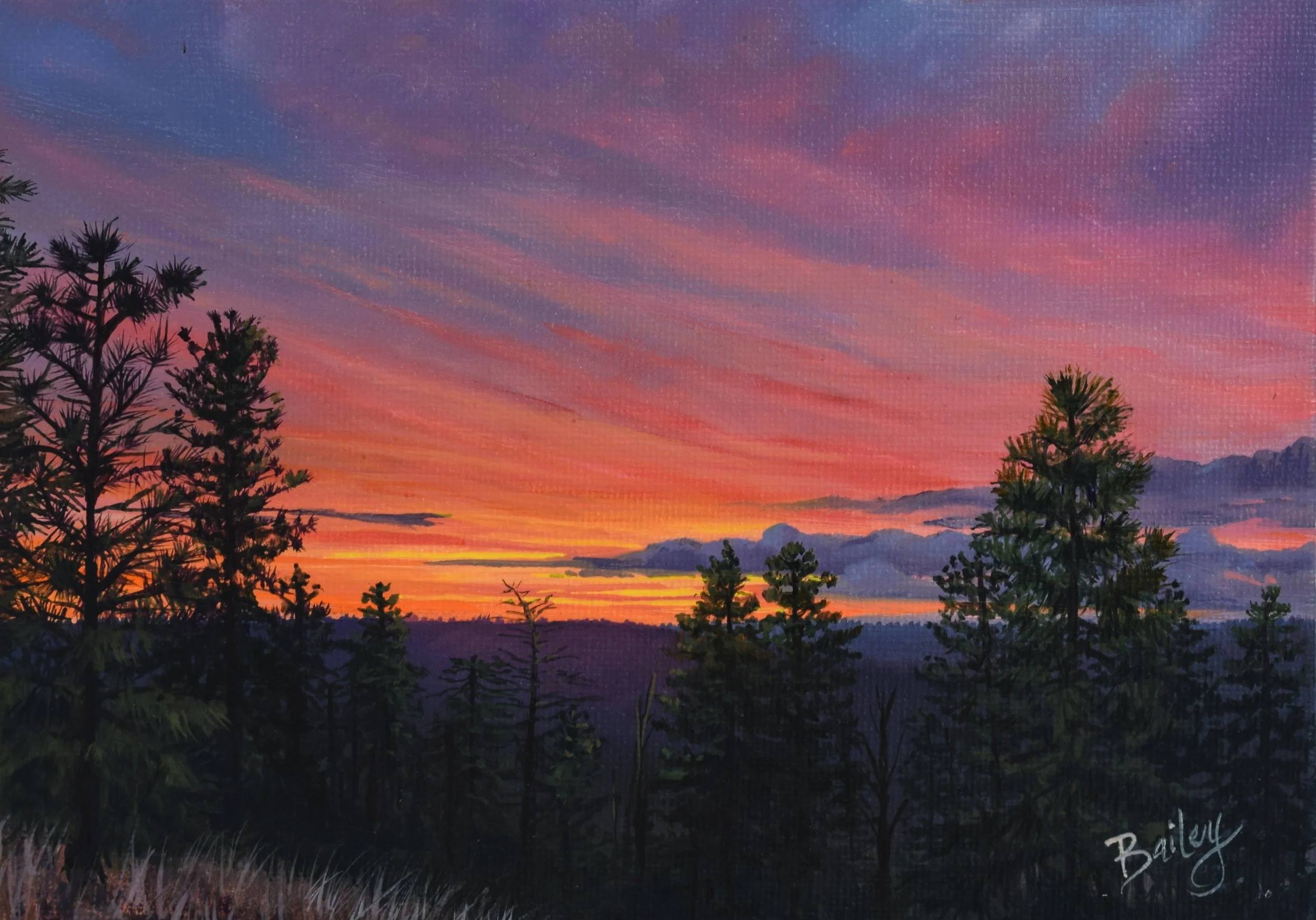 The Bluff VII - 5"x7" Oil on Canvas - AVAILABLE