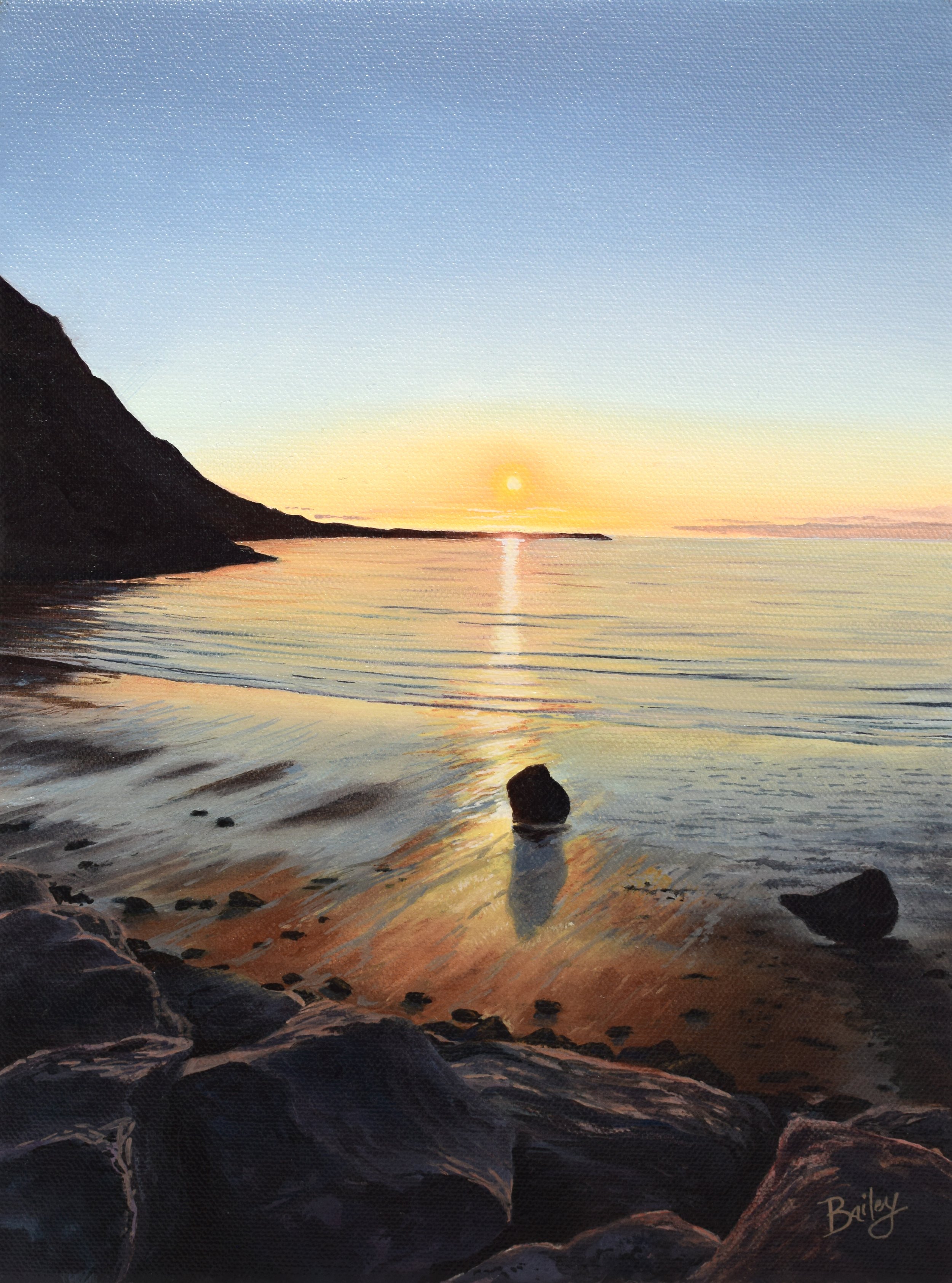 Sun Glitter - 9"x12" Oil on Canvas - AVAILABLE SOON