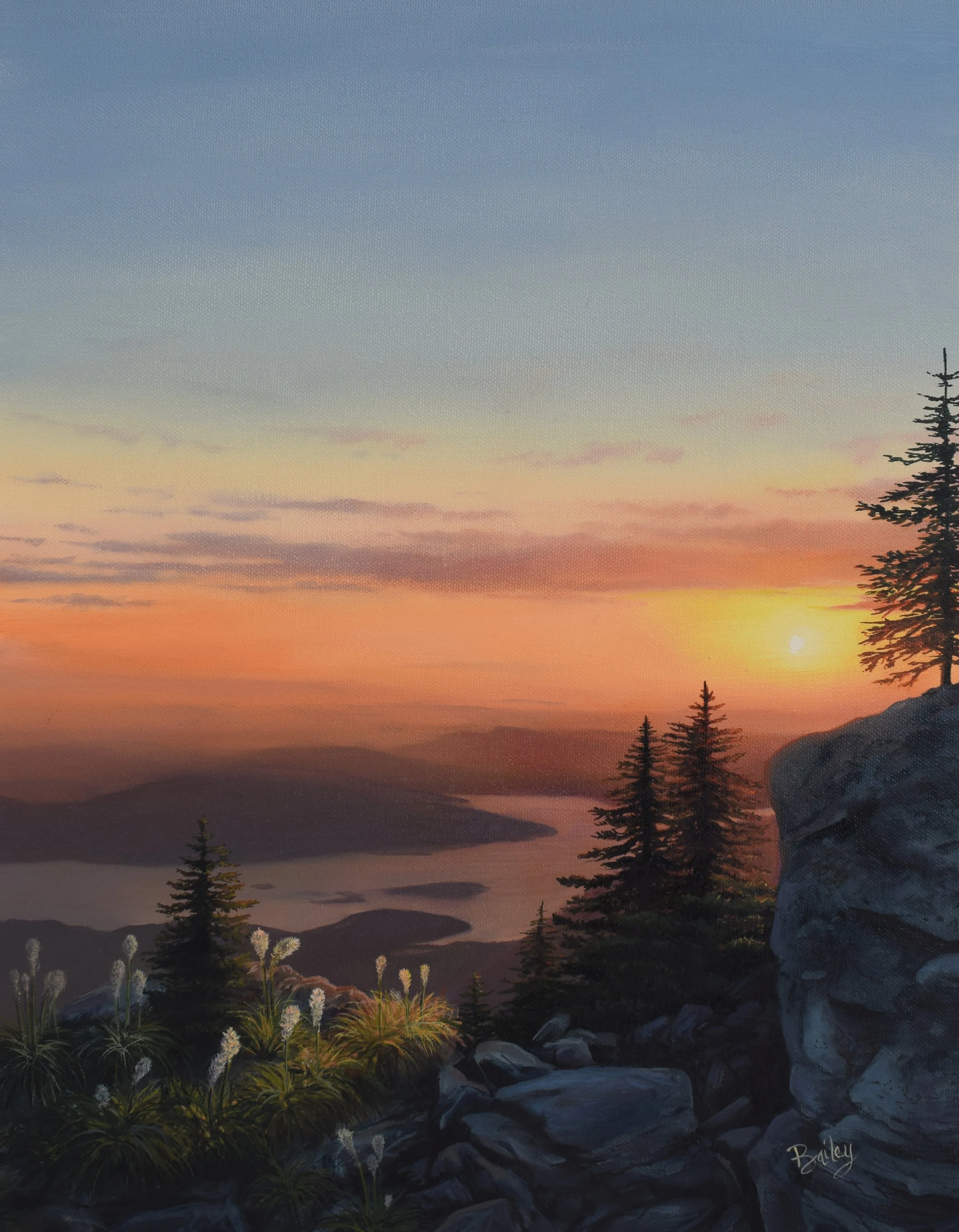 "Liquid Gold"  | Scotchman Peaks Wilderness Area | 14"x18" Oil on Canvas | AVAILABLE SOON