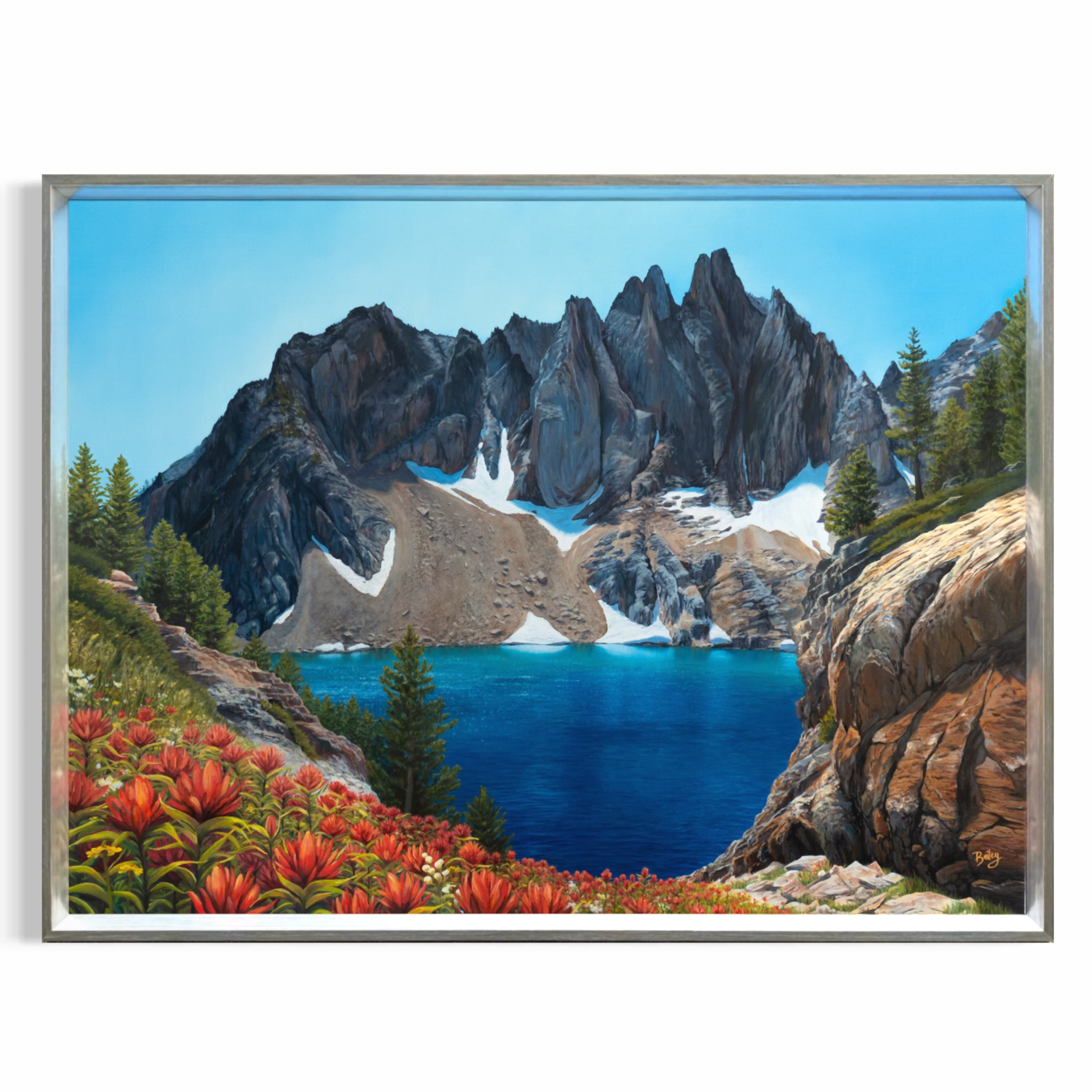 Reaching for the Sun | 30"x40" Framed Oil on Canvas | $6,500