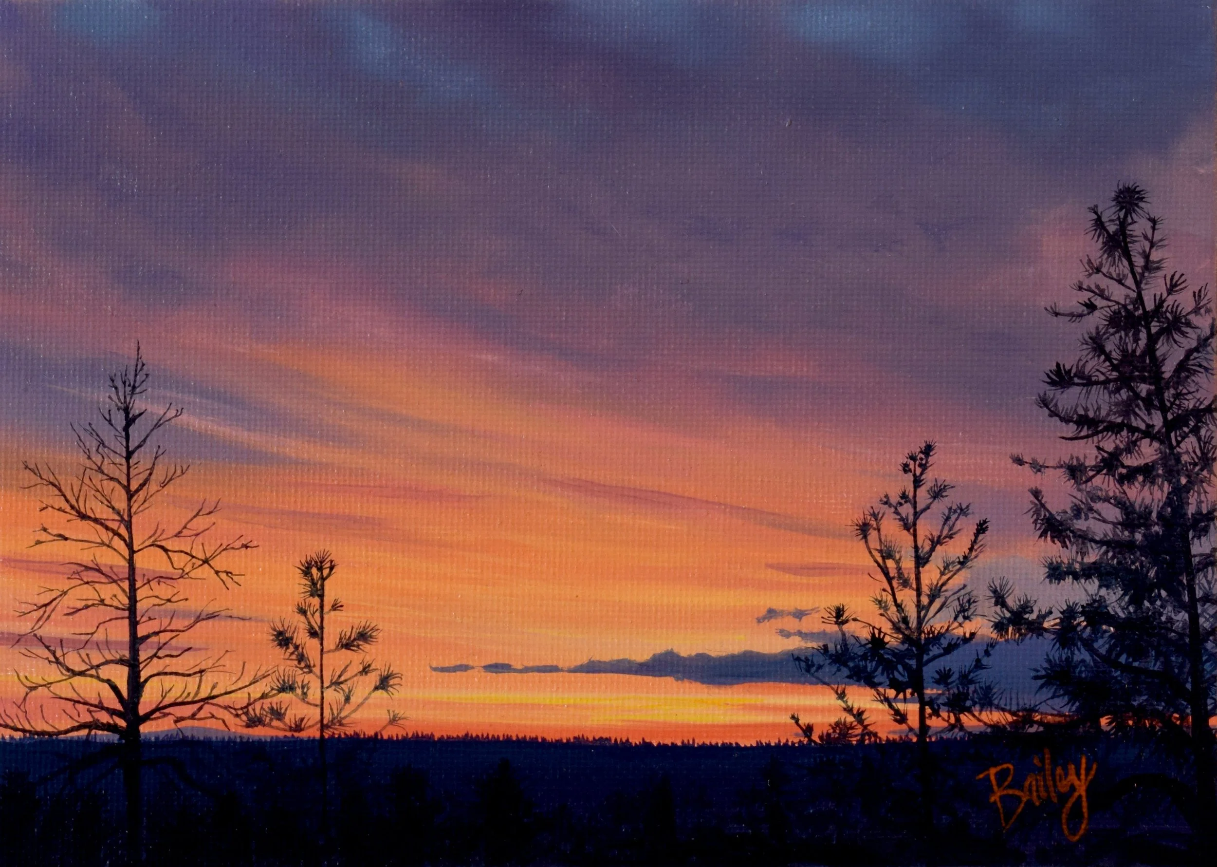 The Bluff III - 5"x7" Oil on canvas panel - AVAILABLE 