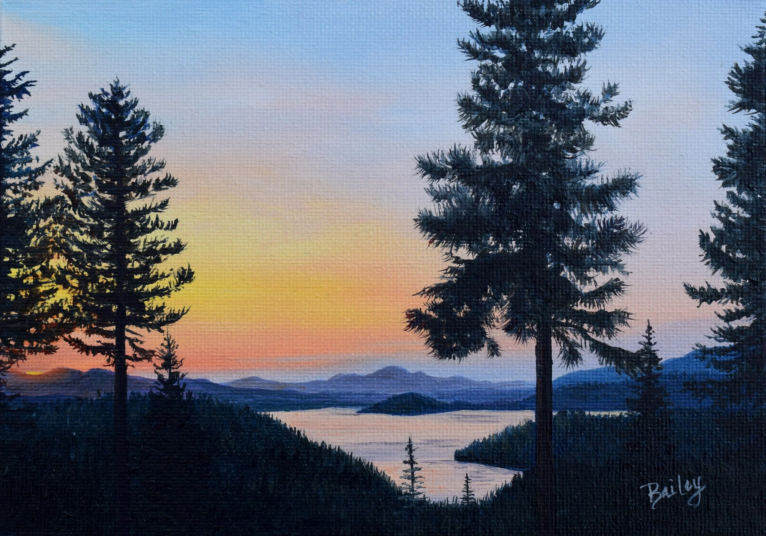 In the Waiting - 5"x7" Oil on canvas panel - SOLD