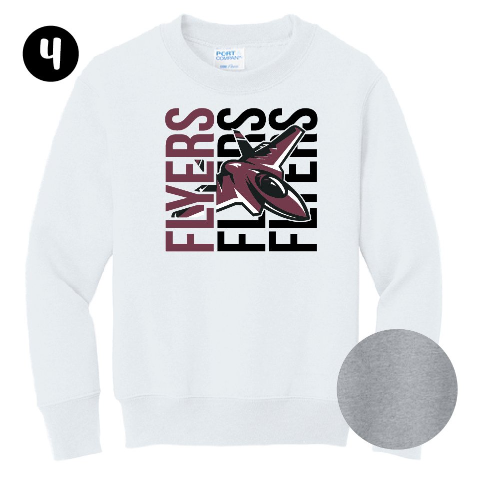 YOUTH Port & Co® Core Fleece Crewneck Sweatshirt