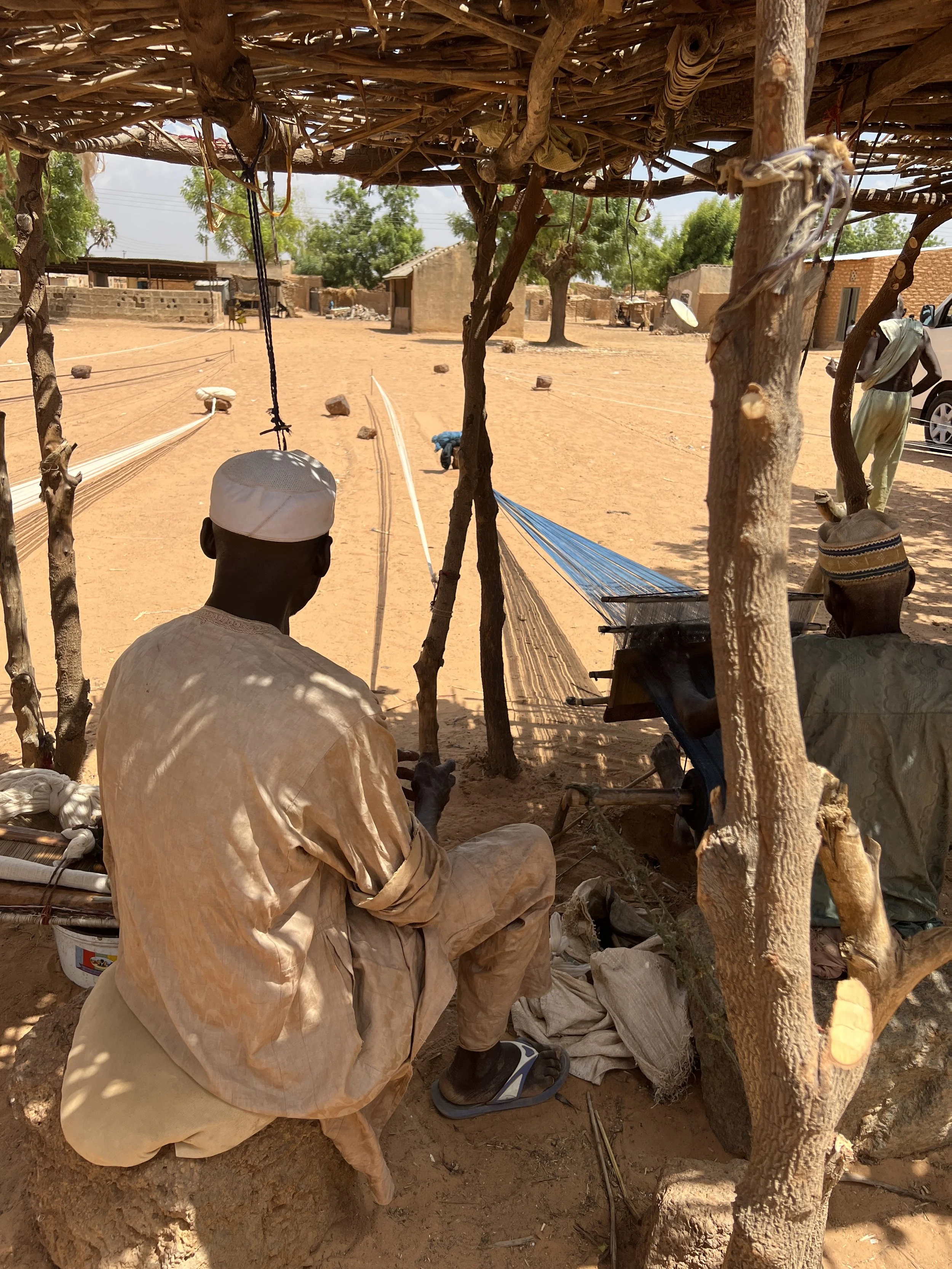Weaving near Kano, Nigeria