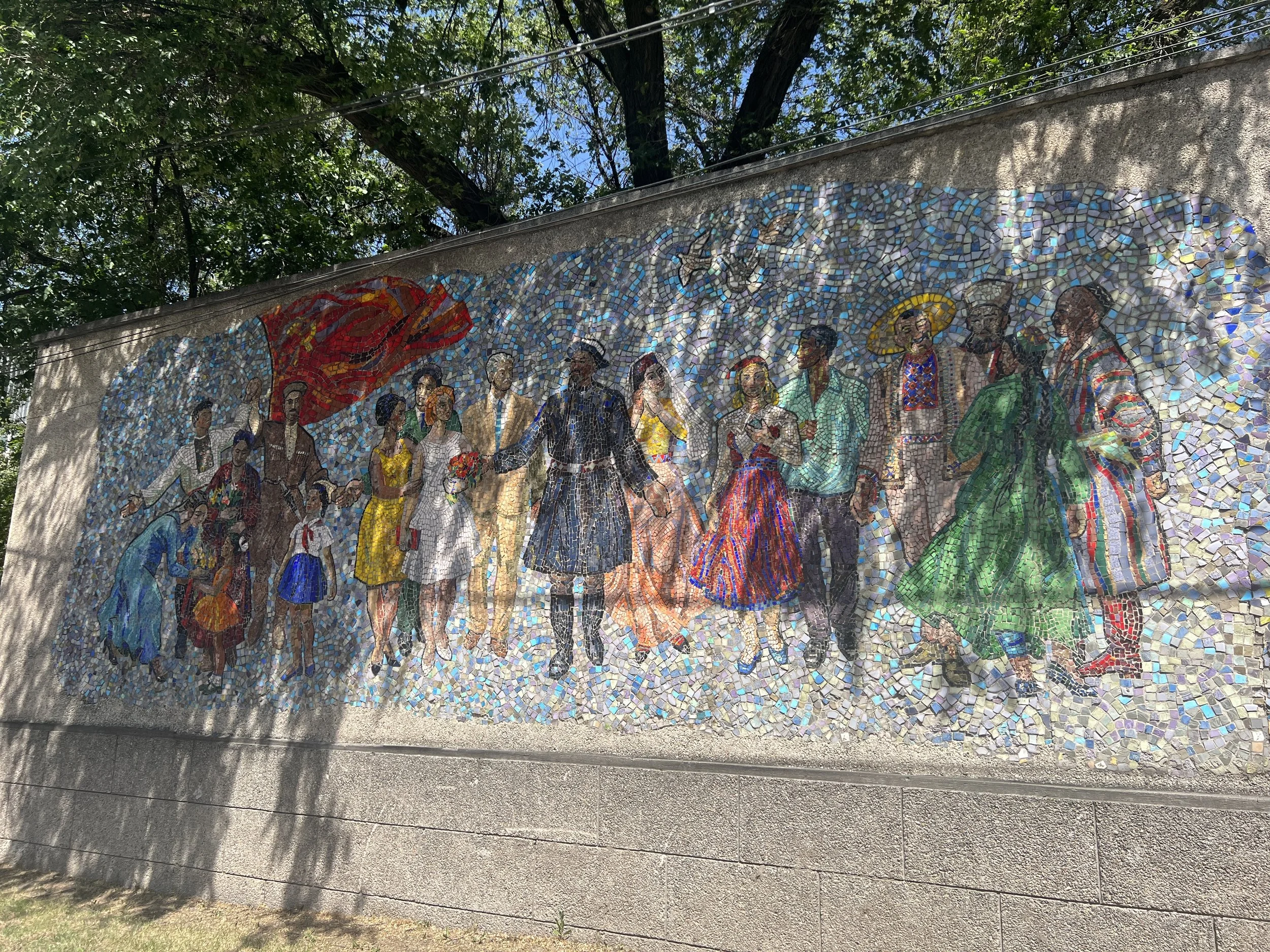 First of many mosaics on this trip