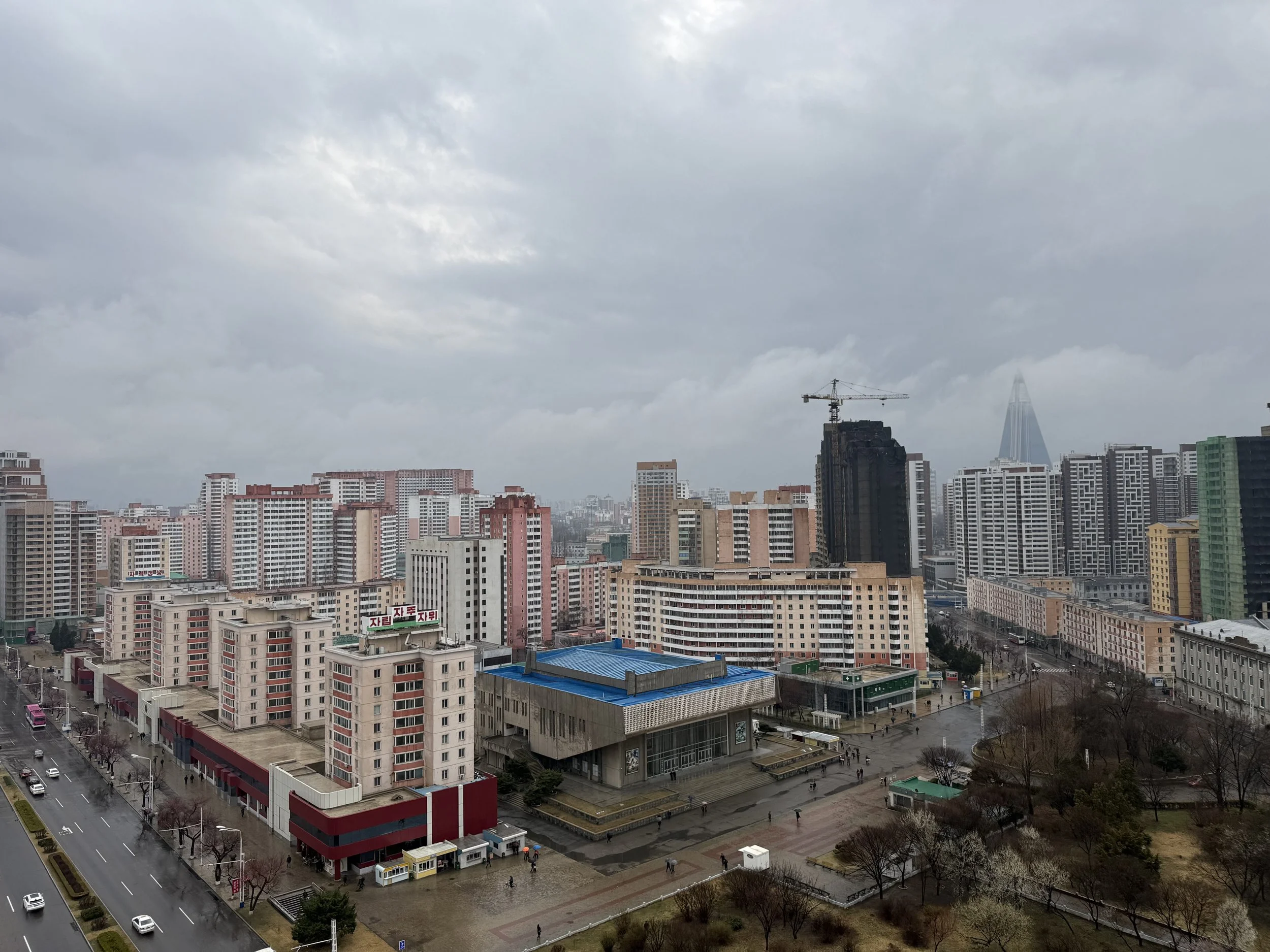 View of Pyongyang from Arch of Triumph