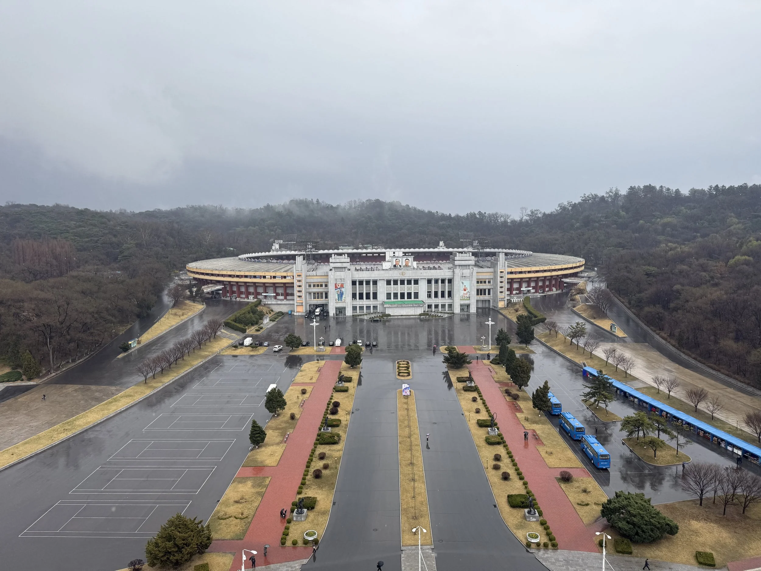 View of Kim Il Sung Stadium