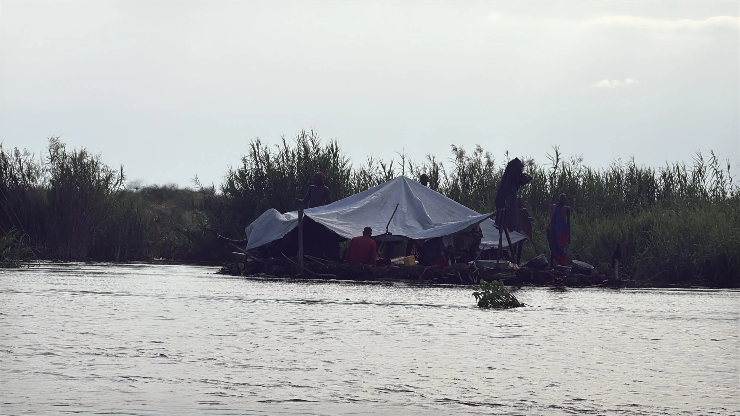 Fishermen on the water 