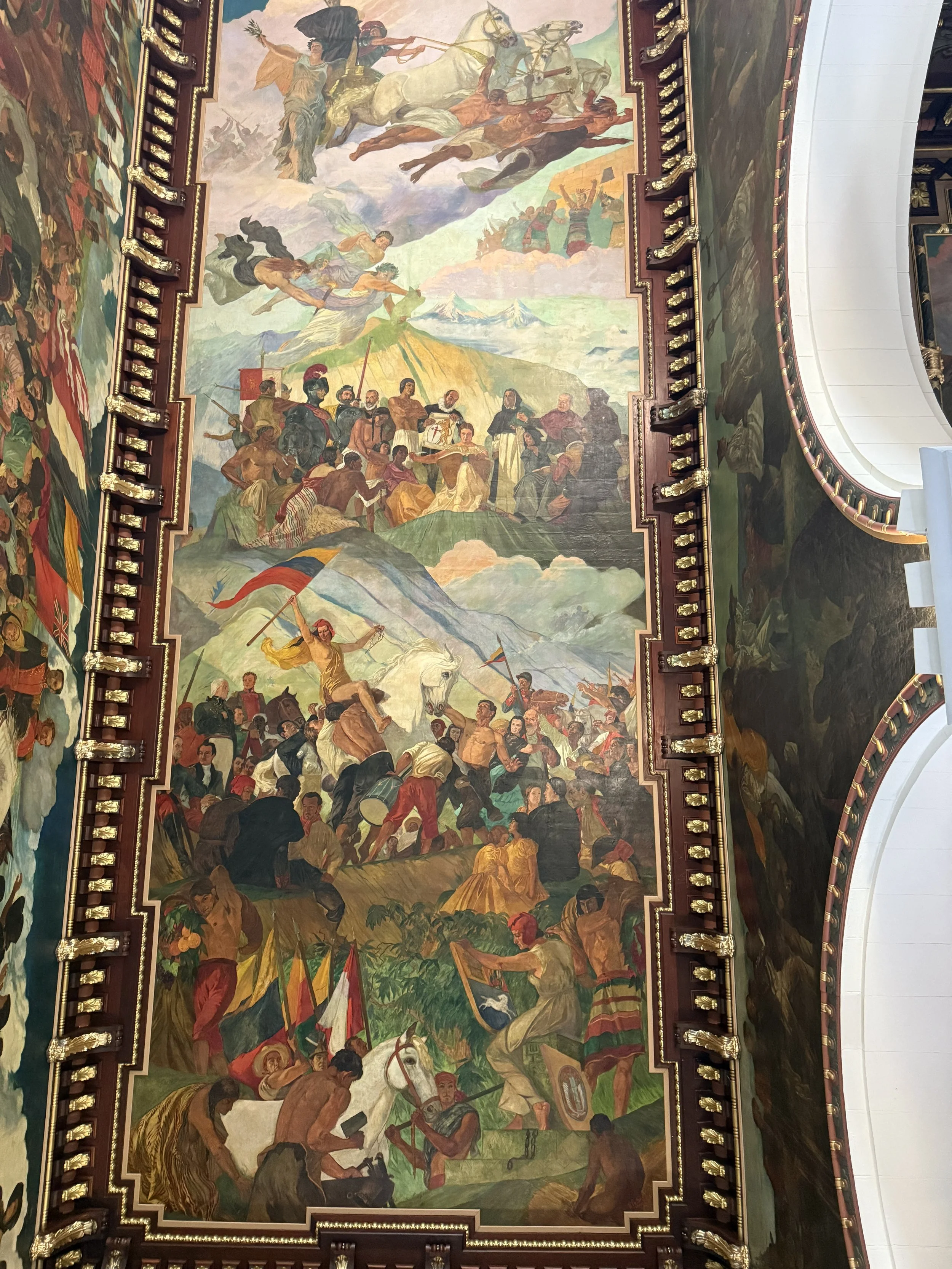 Ceiling Mural in Historic National Pantheon