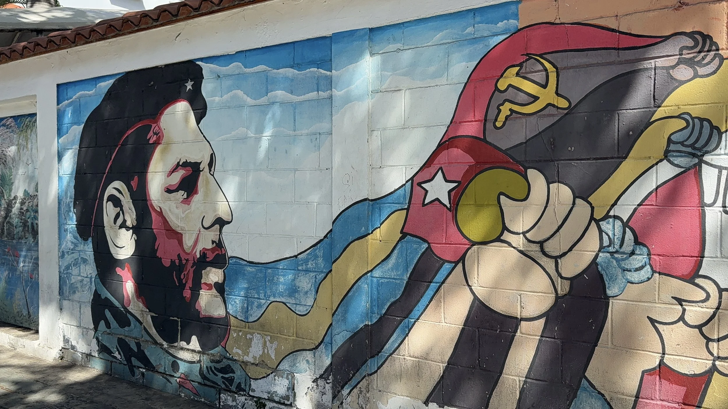 Mural for Communism and Cuba