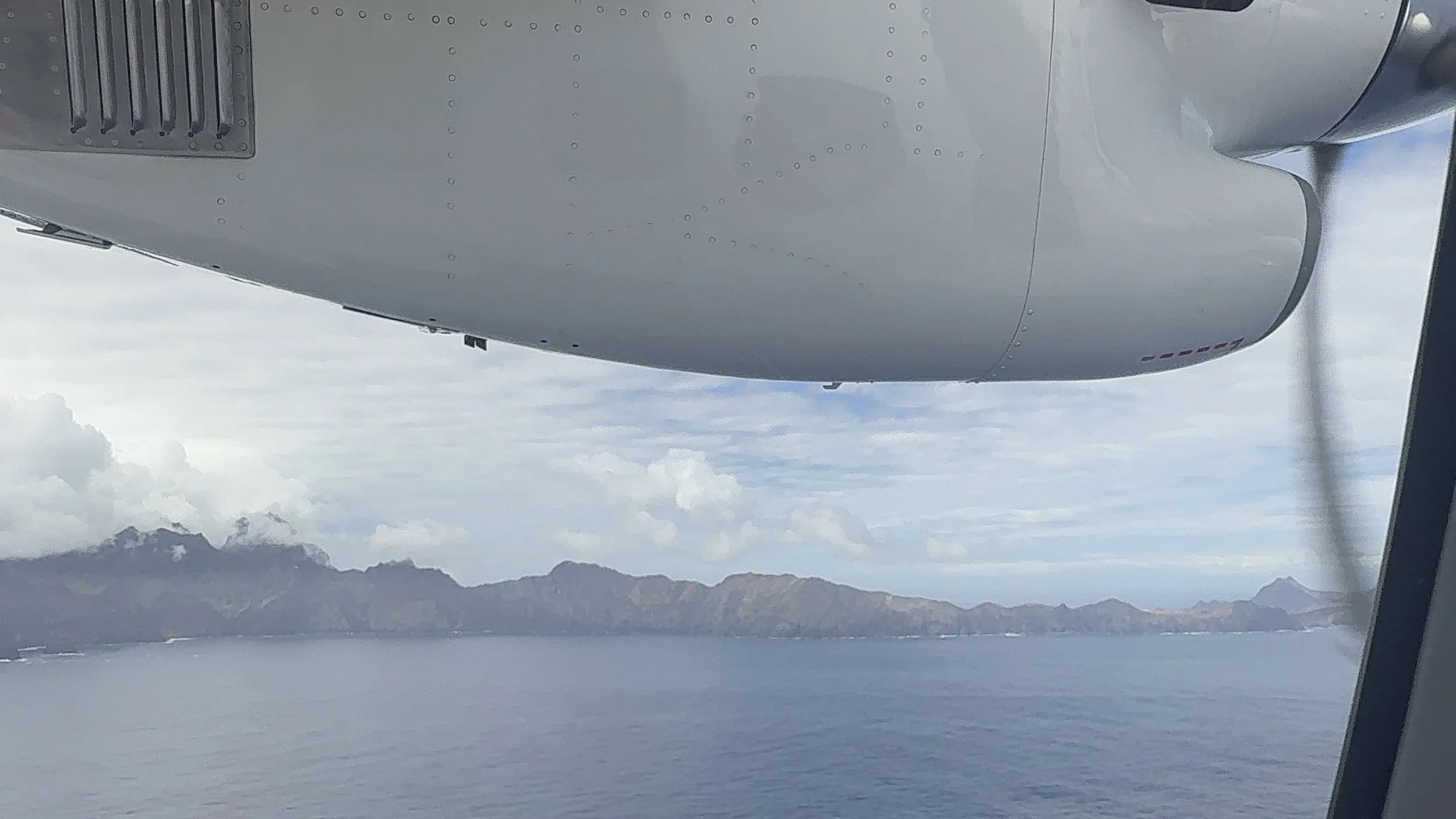 Approaching Juan Fernandez Island