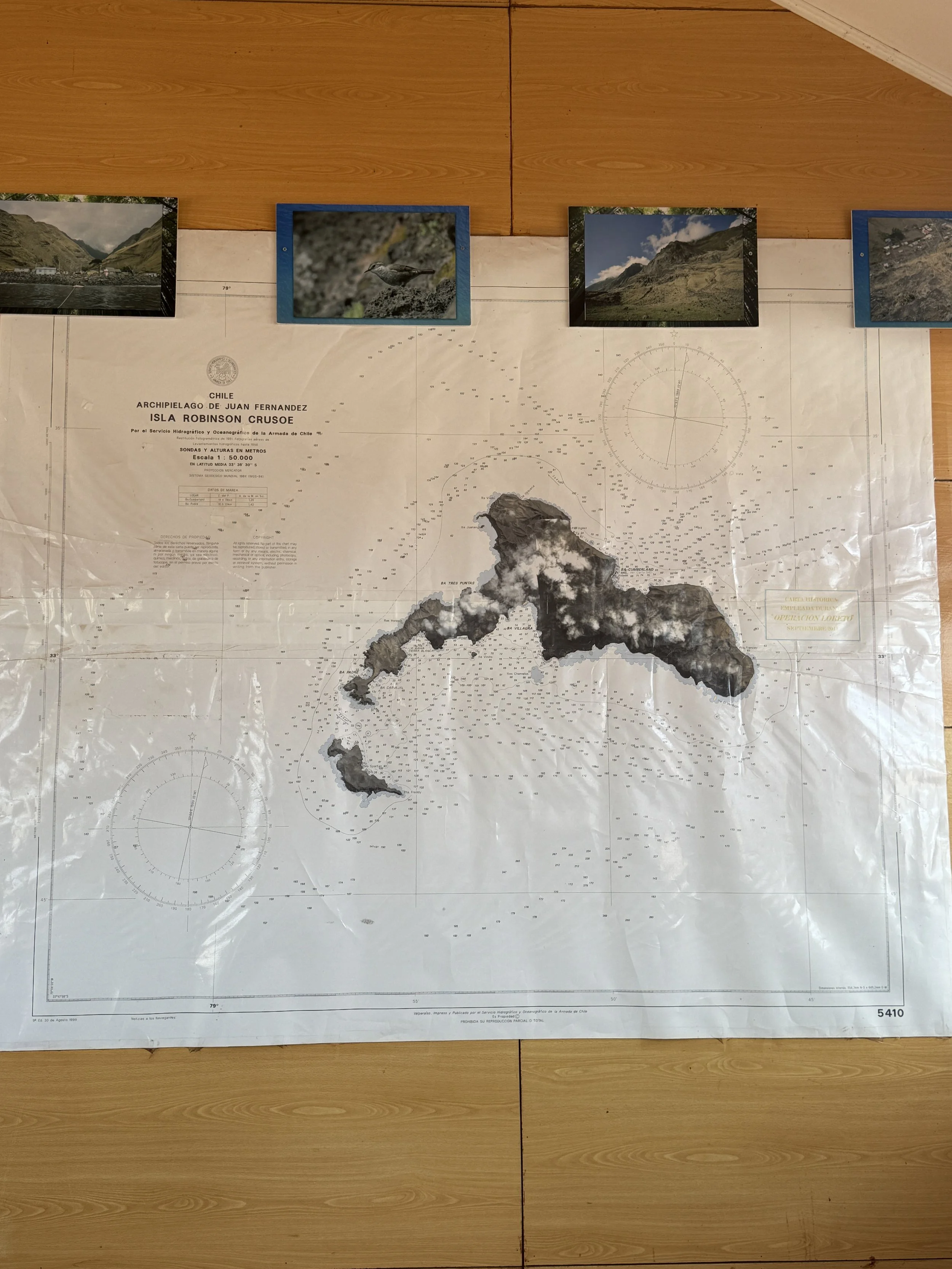 Map of Robinson Crusoe Island