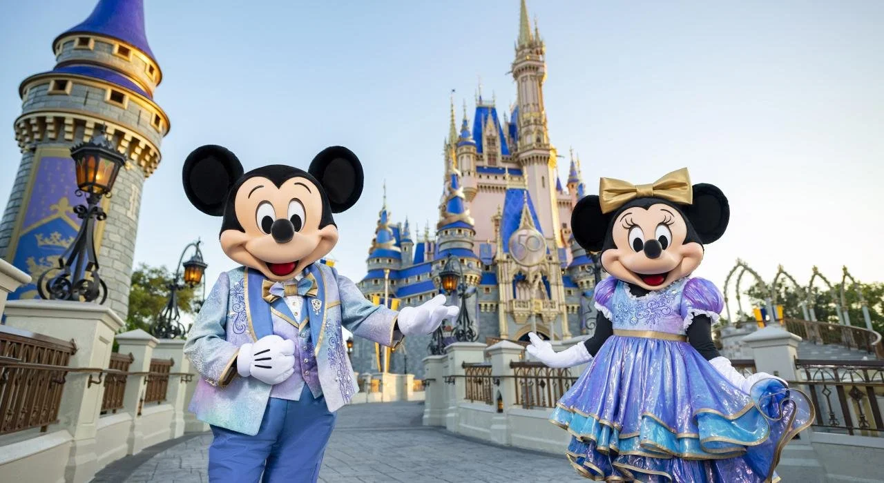 Mickey Mouse and Minnie Mouse at Walt Disney World