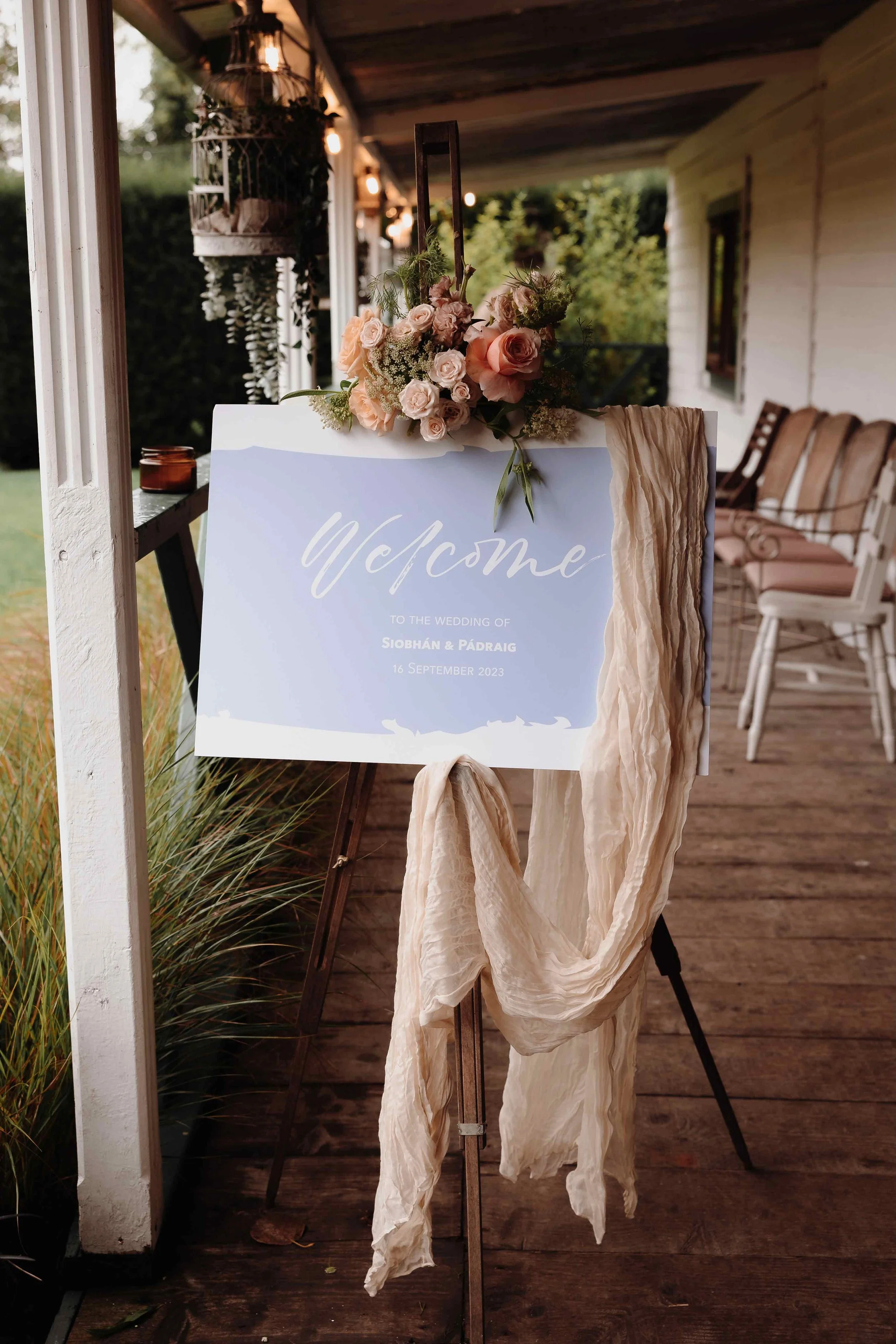 Love Notes Welcome Sign