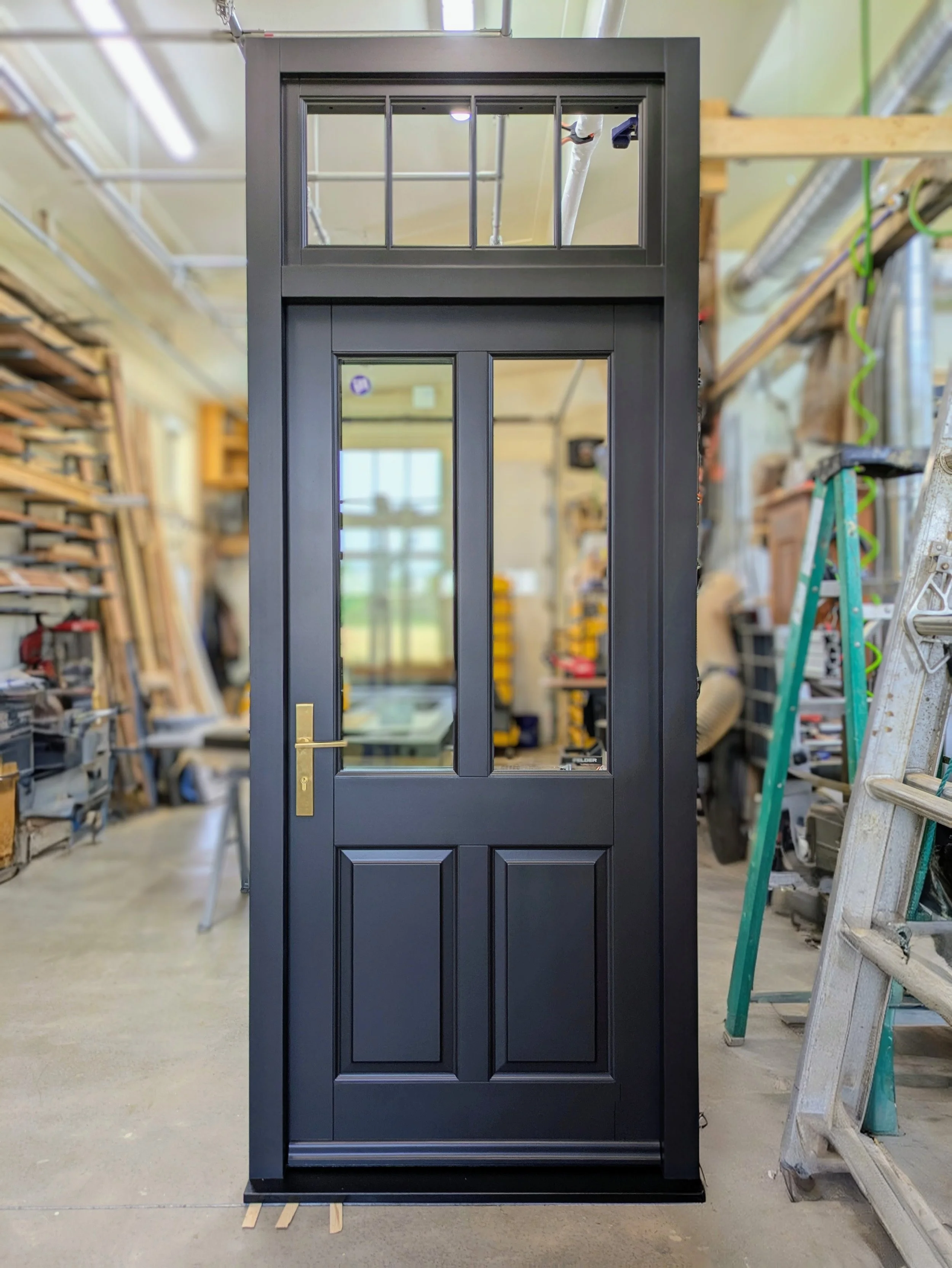 Custom passive house door Passivhaus