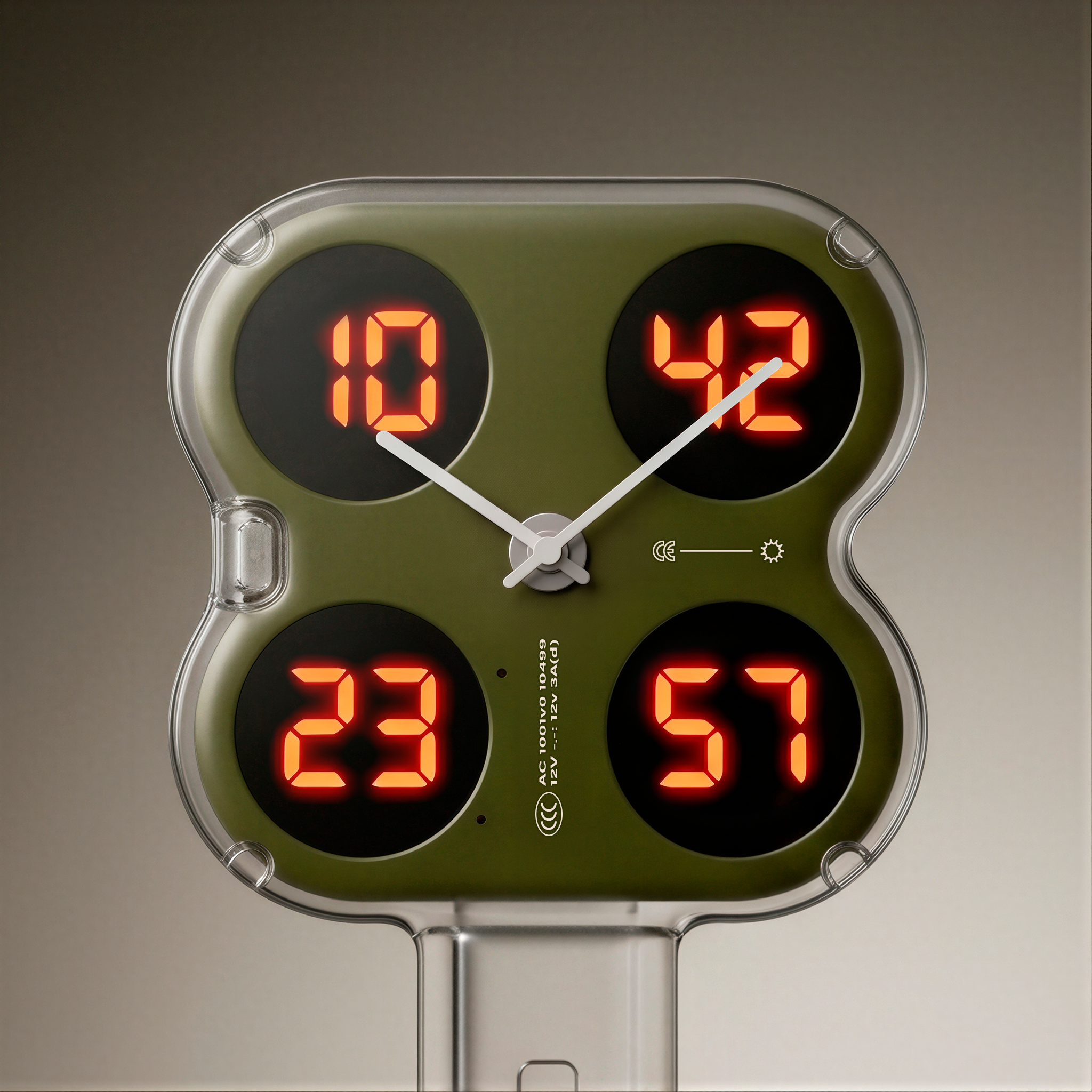 Illustration of a digital clock - C4D - digital illustration - Thomas Pomarelle - A Human Agency - illustration agency - London