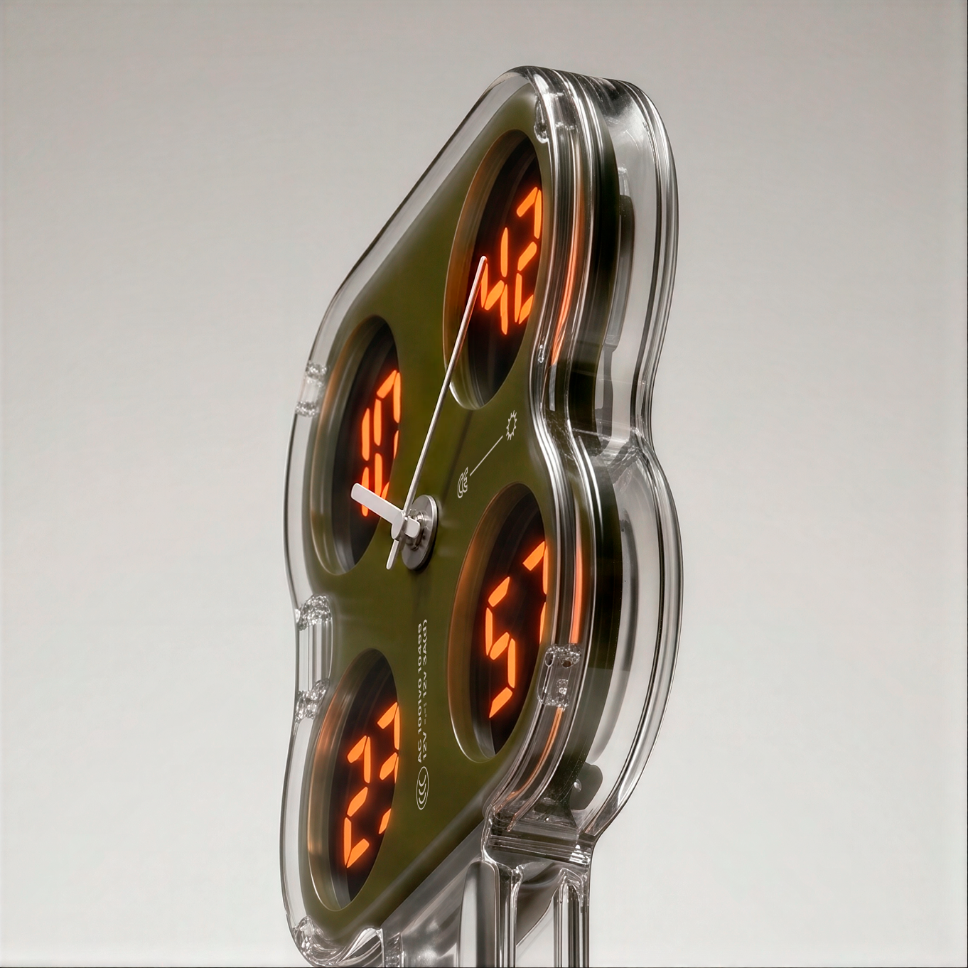 Illustration of a digital clock - C4D - digital illustration - Thomas Pomarelle - A Human Agency - illustration agency - London