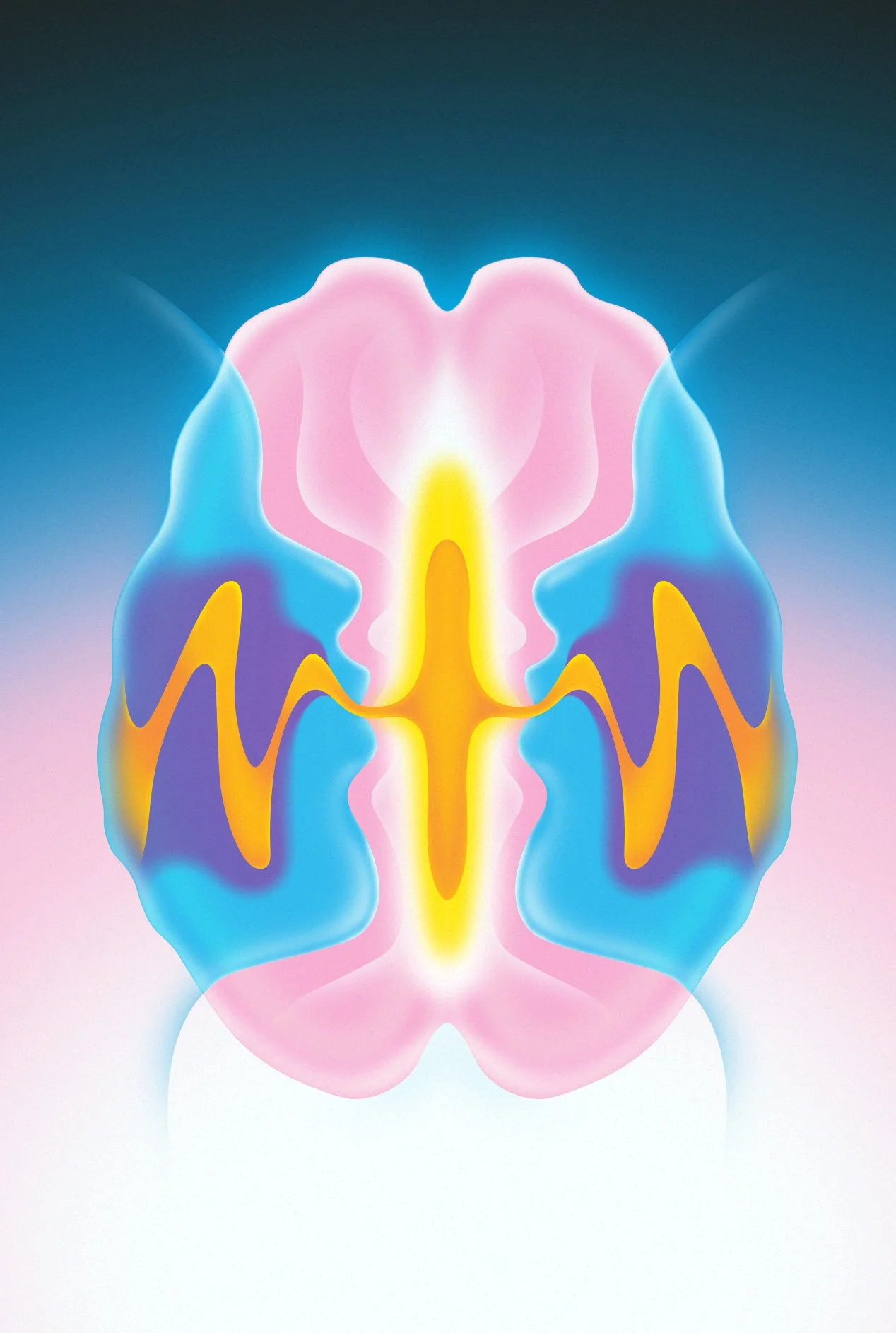 Illustration of a brain scan - botanical illustration - Miléna Bucholz - A Human Agency - illustration agency - London