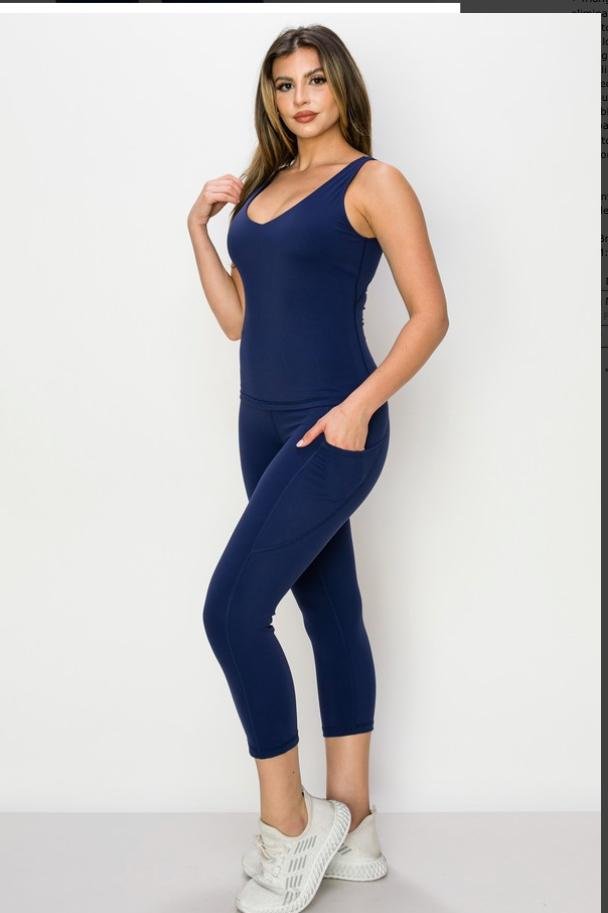 The Balance Top Set – Navy