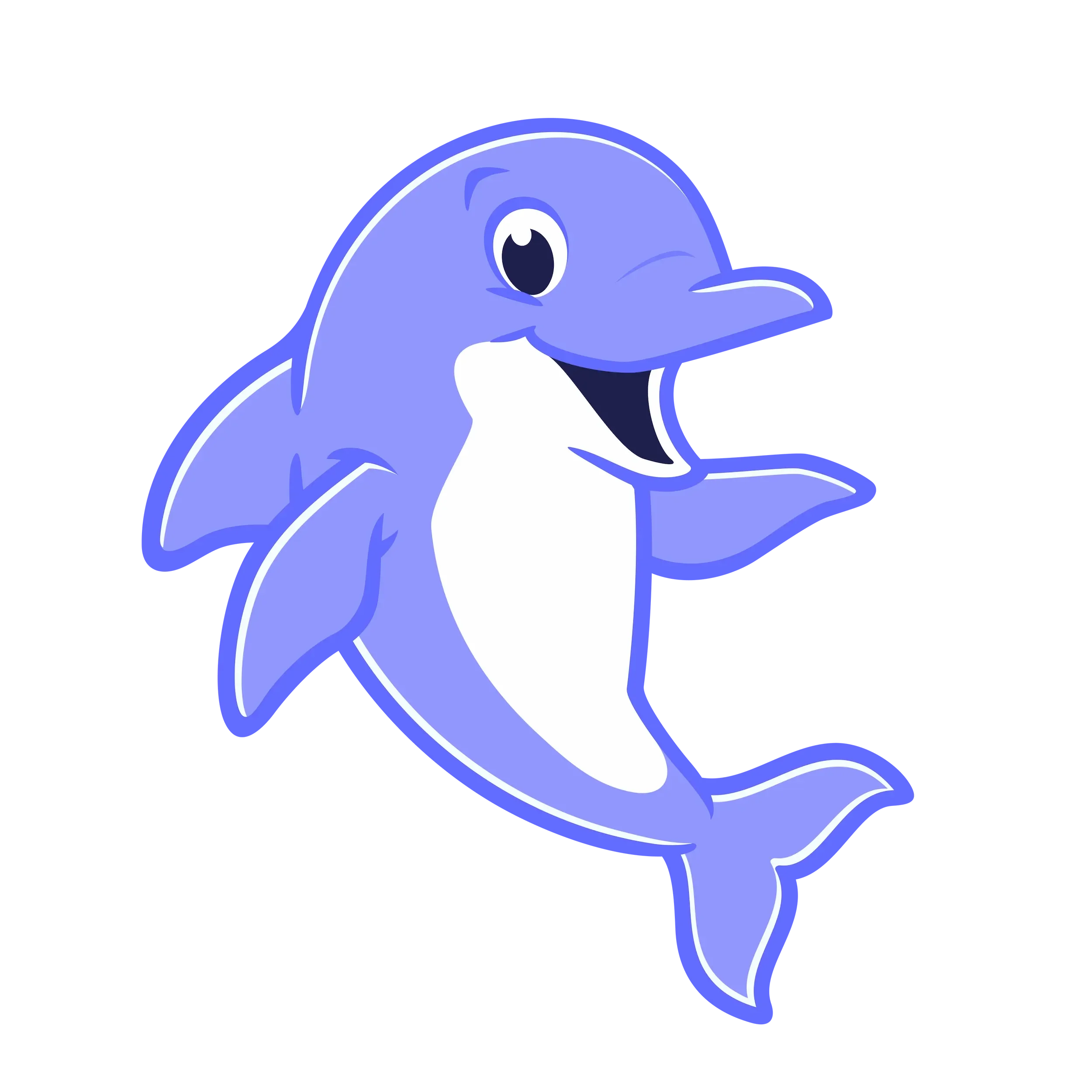 Unser Delphin begleitet dich auf deiner Reise zu gesunden Grenzen.