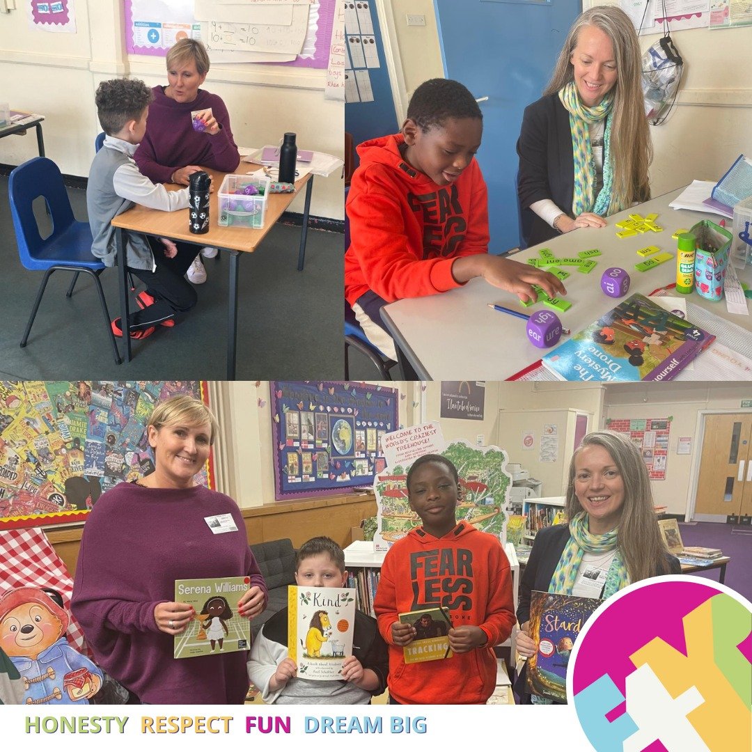 Thank you @the_harpur_trust for visiting our amazing young people at Easter Holiday Club and volunteering as a 1:1 reader 😁🤩