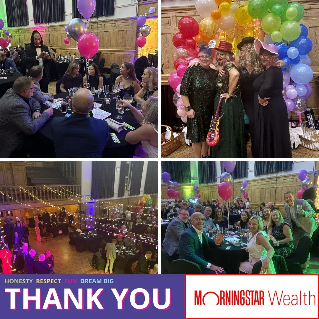 🌟 A HUGE thank you to Morningstar Wealth EMEA for sponsoring our Charity FUN-Raiser Night! 🌟

With your incredible support, we were able to put on another unforgettable evening, filled with fun, laughter, and generosity! 

Thanks to supporters like