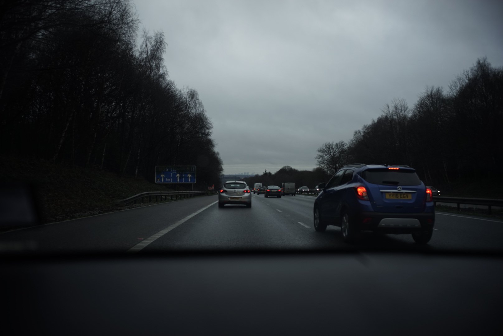 Driving south